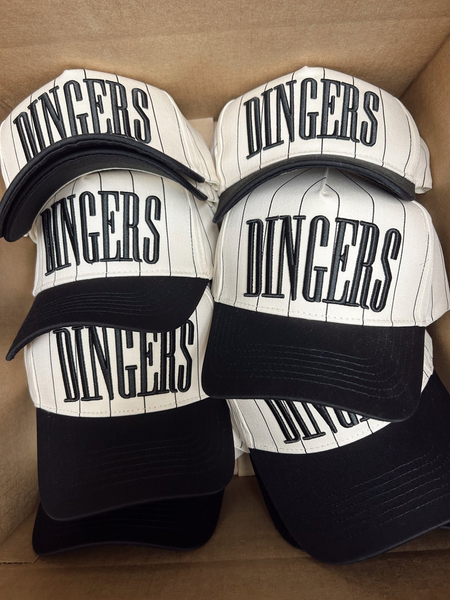 KenzKustomz Dingers - Stripe Vintage Trucker Hat