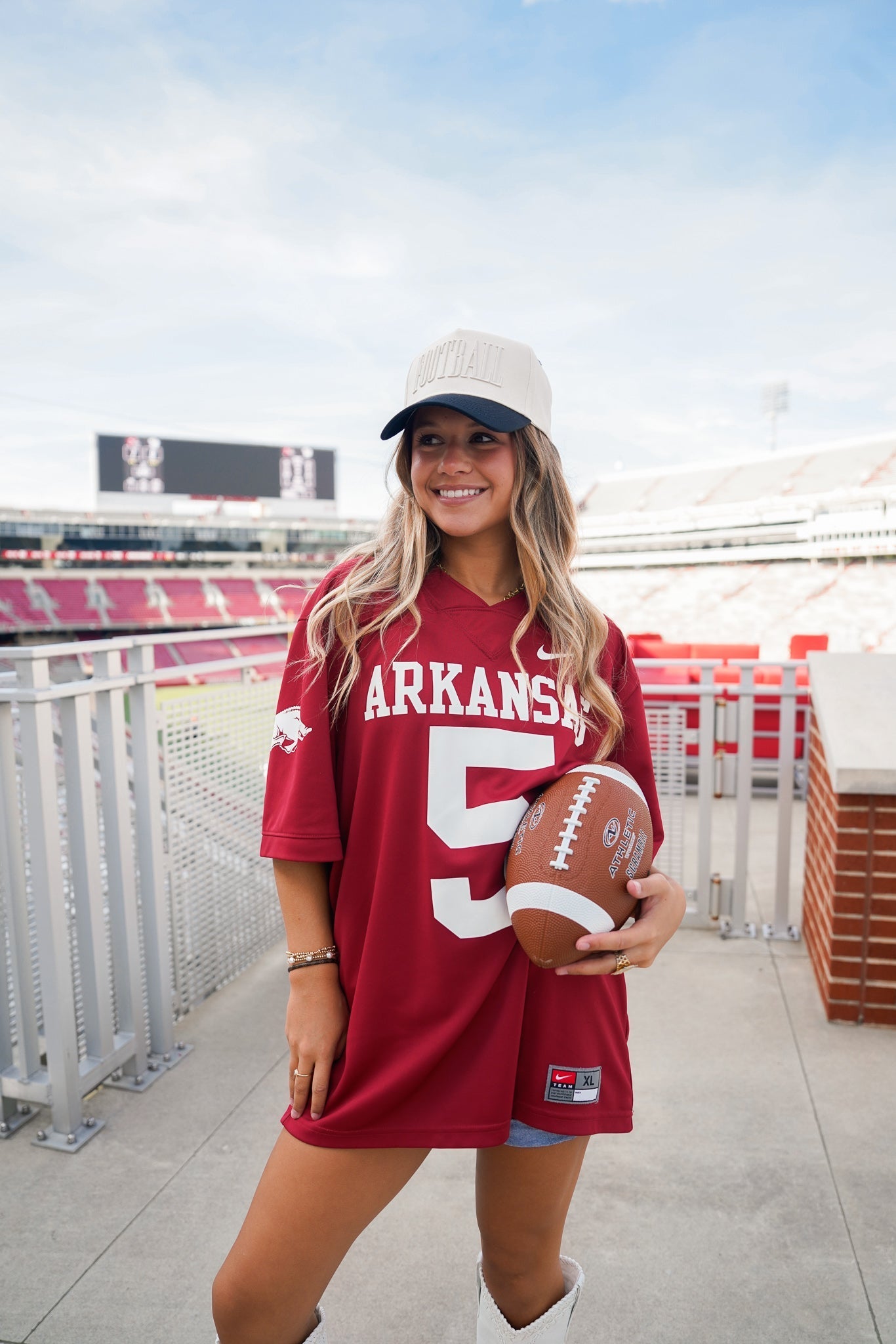 KenzKustomz FOOTBALL - Neutral Vintage Trucker Hat