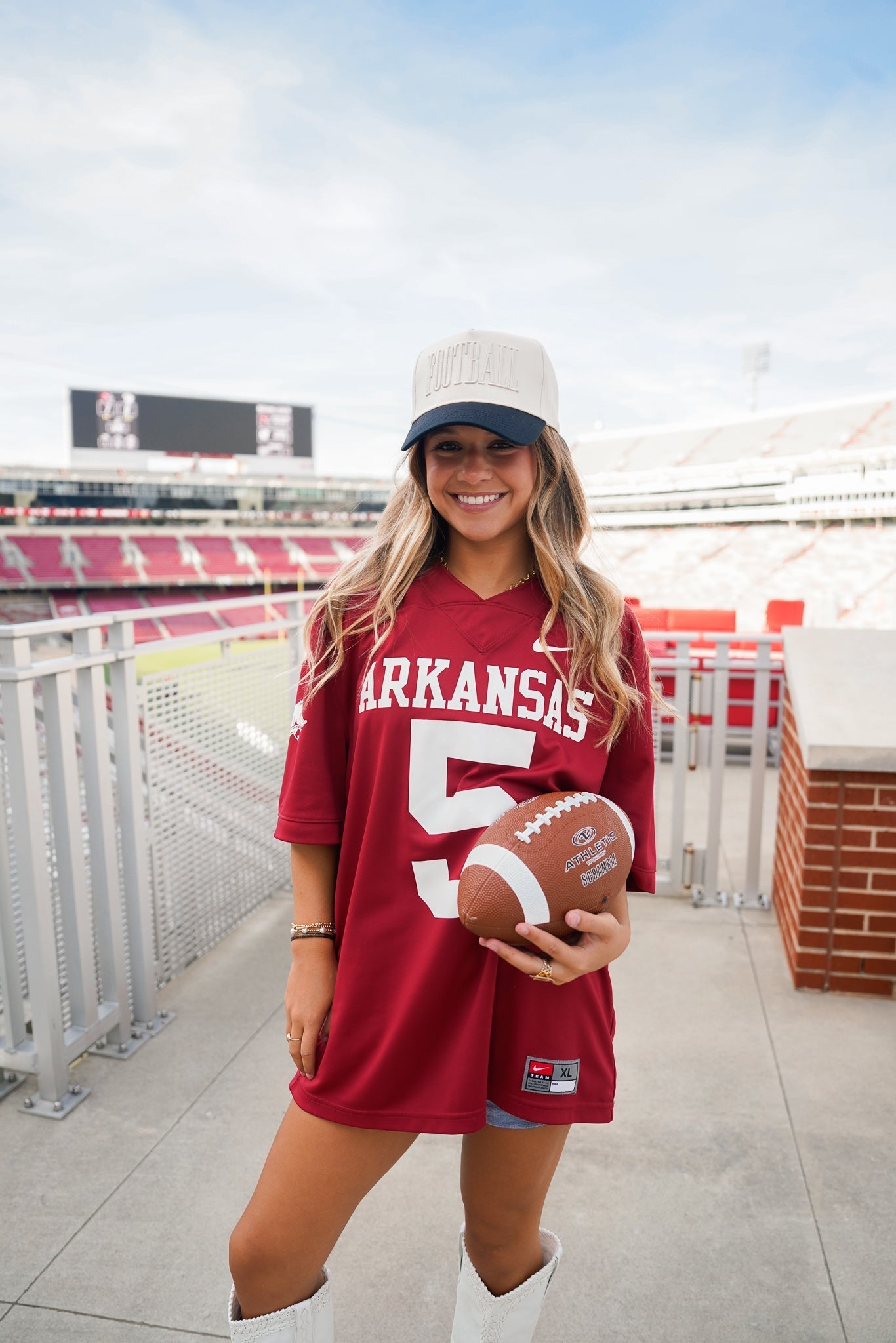 KenzKustomz FOOTBALL - Neutral Vintage Trucker Hat