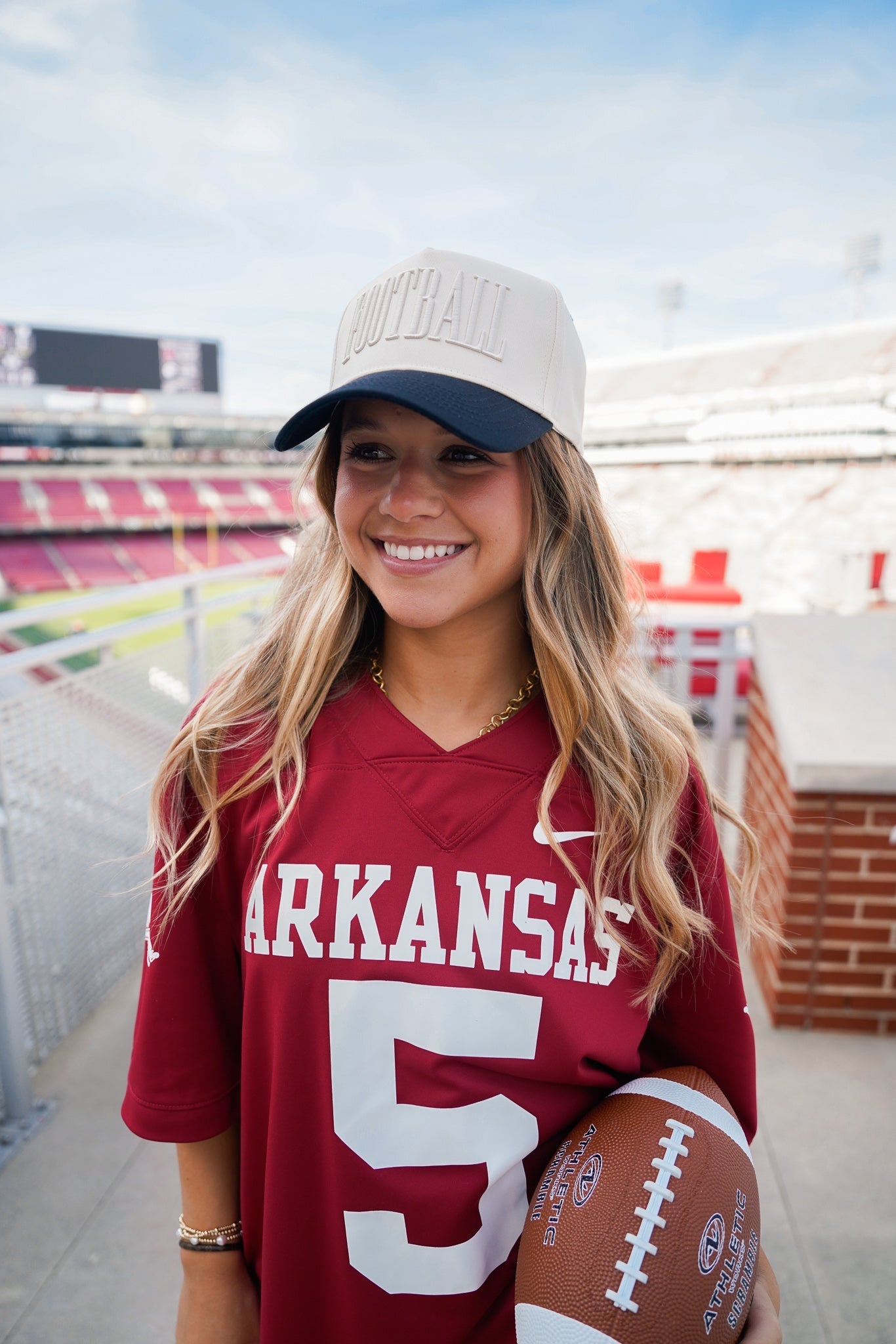 KenzKustomz FOOTBALL - Neutral Vintage Trucker Hat