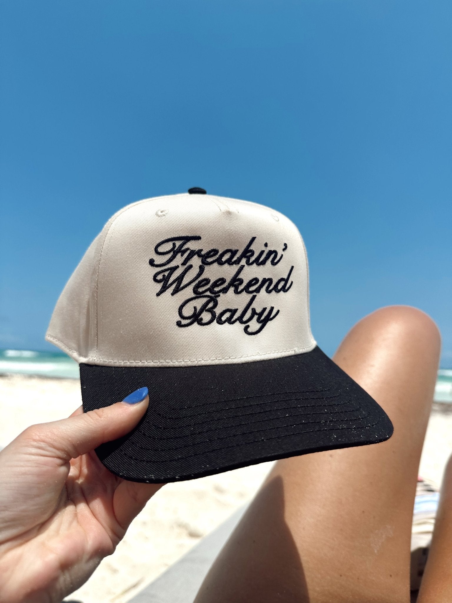 KenzKustomz Freakin' Weekend Baby - Vintage Trucker Hat