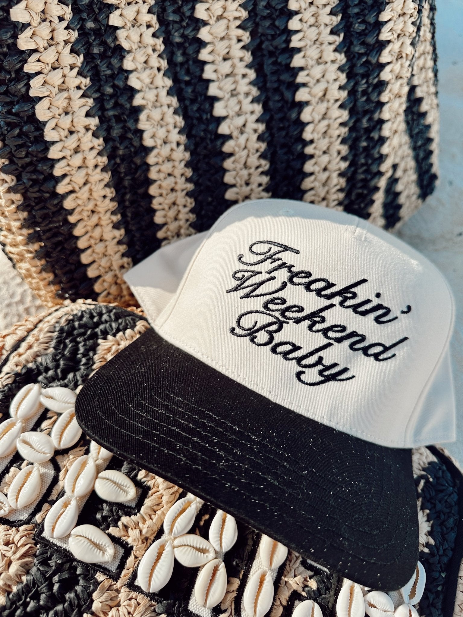 KenzKustomz Freakin' Weekend Baby - Vintage Trucker Hat