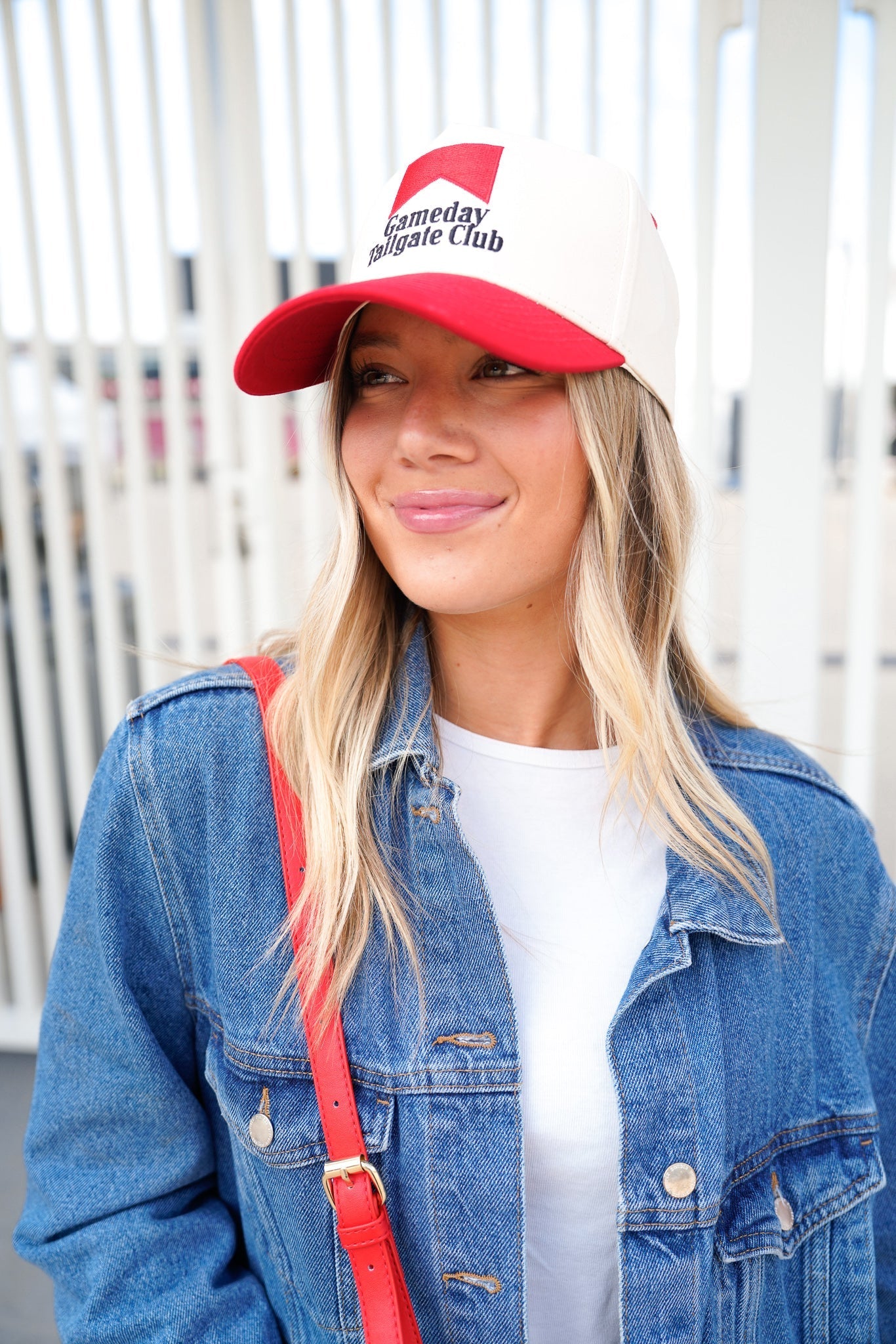 KenzKustomz Gameday Tailgate Club - Red Vintage Trucker Hat