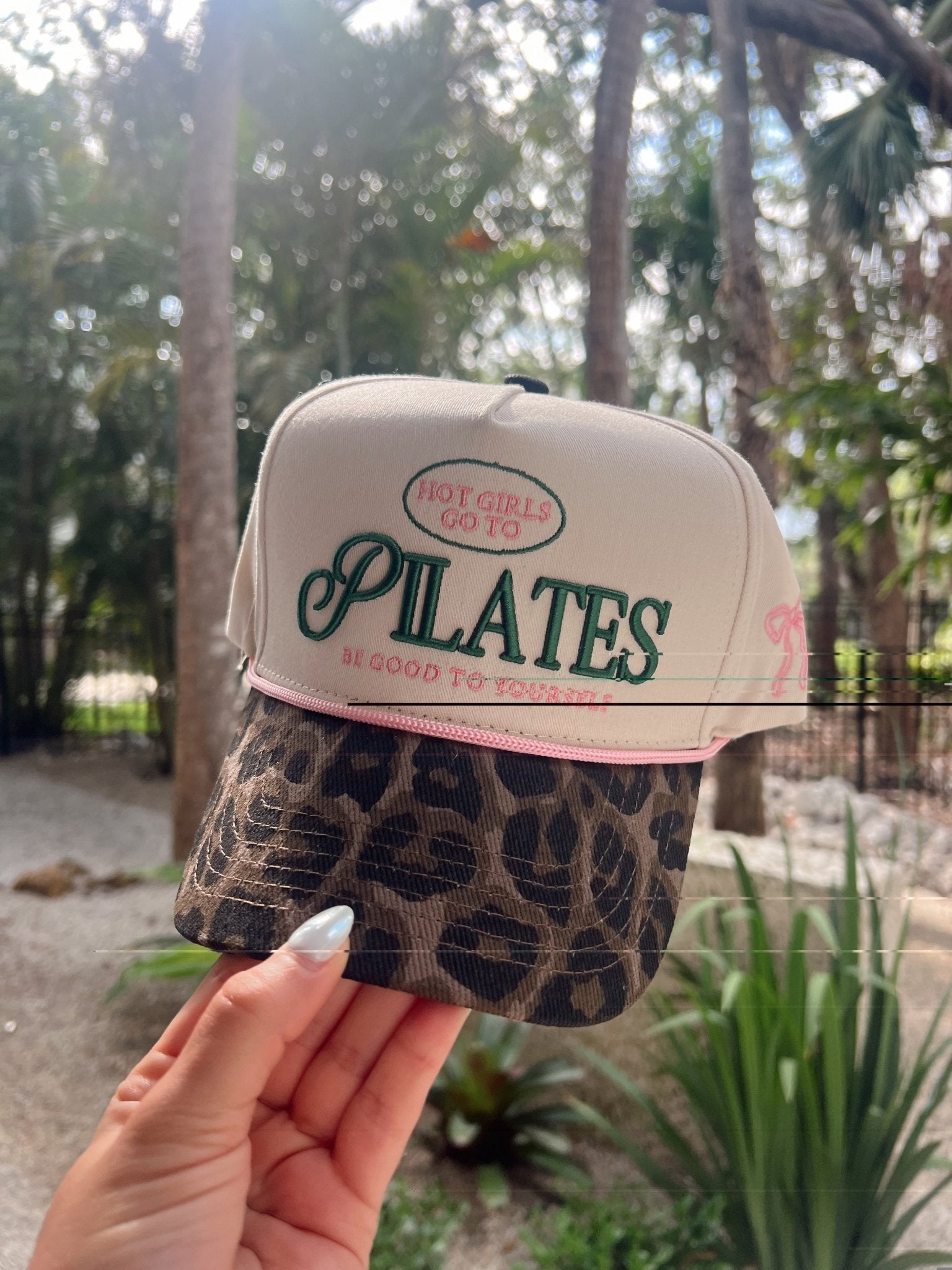 KenzKustomz Hot Girls go to Pilates - Leopard Vintage Hat