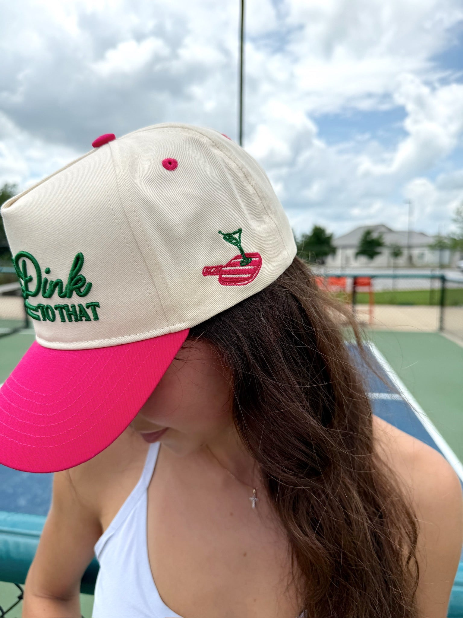 KenzKustomz I'll Dink to That - Hot Pink Vintage Trucker Hat