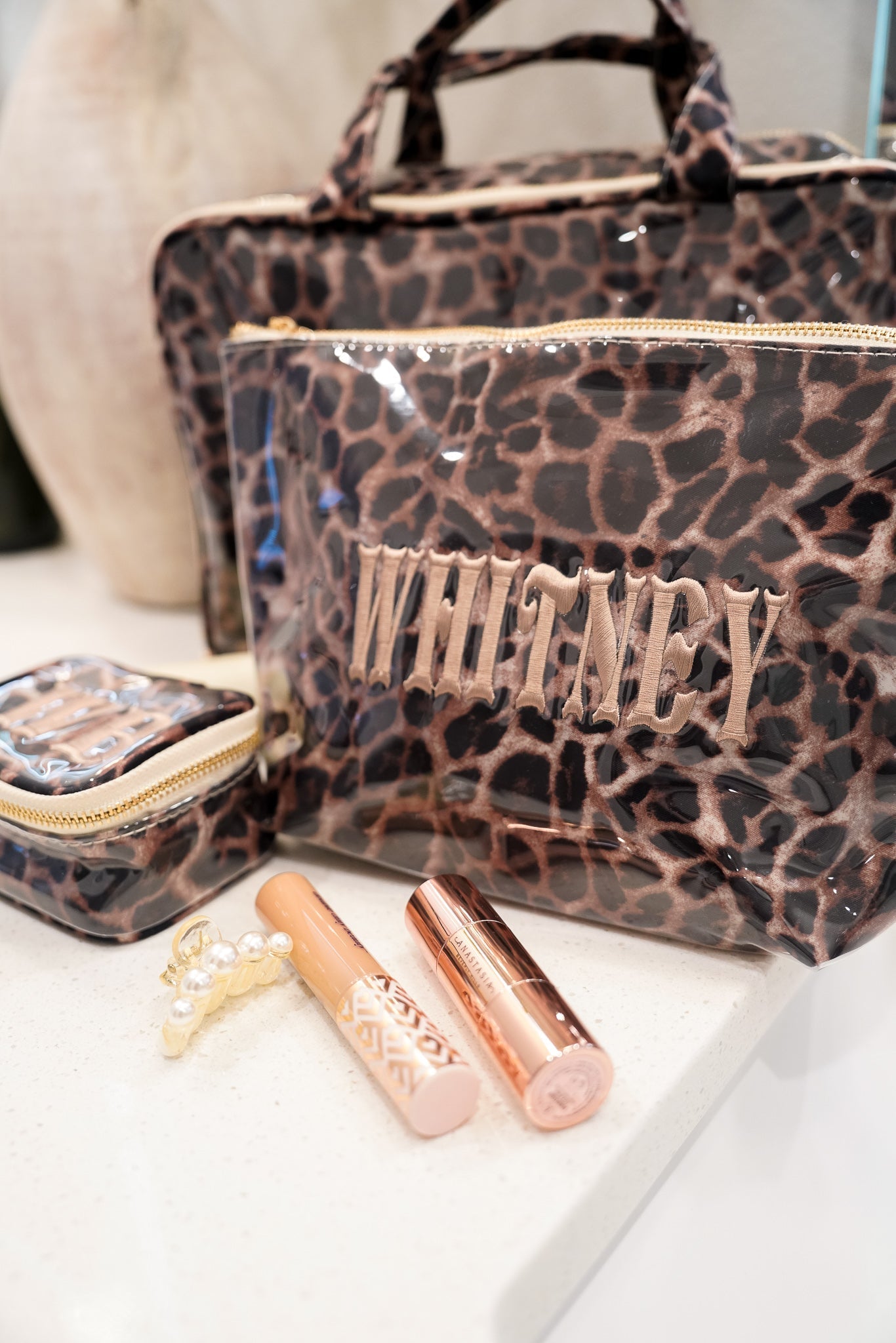 KenzKustomz Leopard - Clear Coat Bag For Embroidery