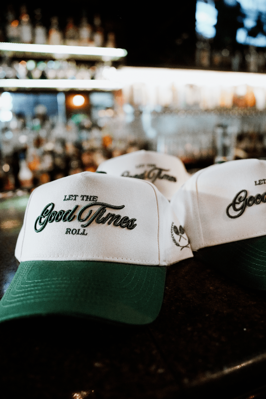 KenzKustomz Let the Good Times Roll - Green Vintage Trucker Hat