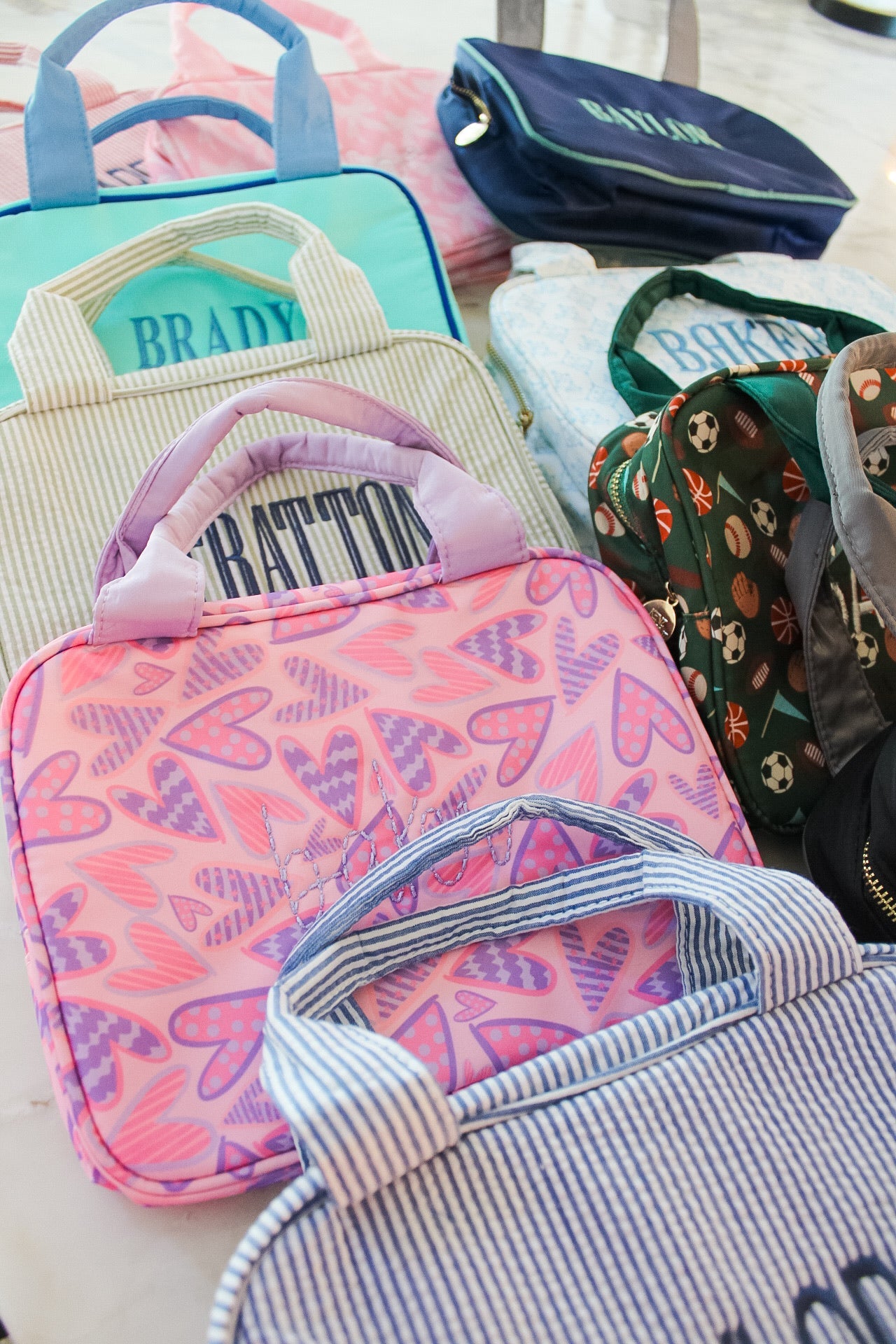 KenzKustomz Lilac Hearts Backpack