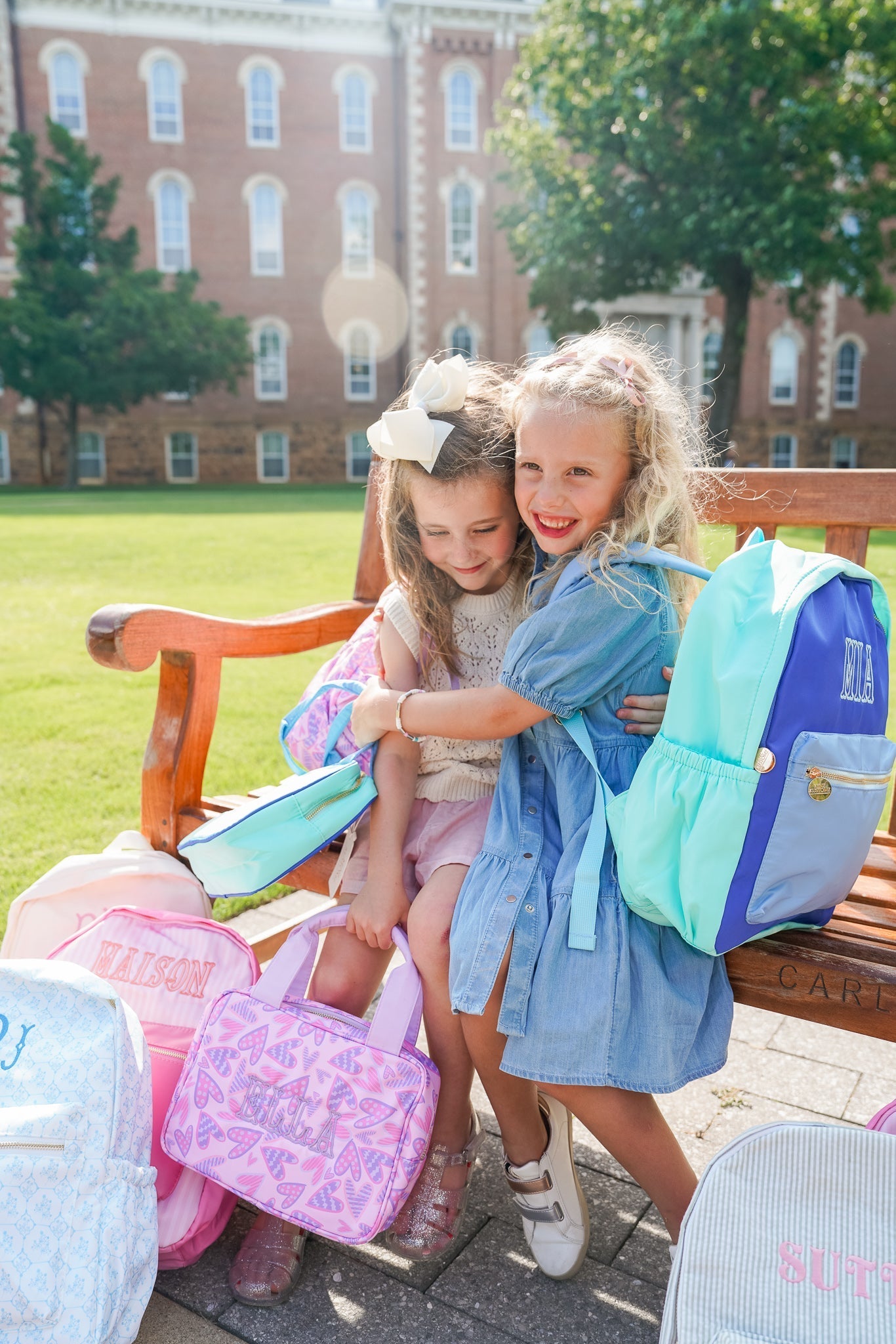 KenzKustomz Lilac Hearts Backpack