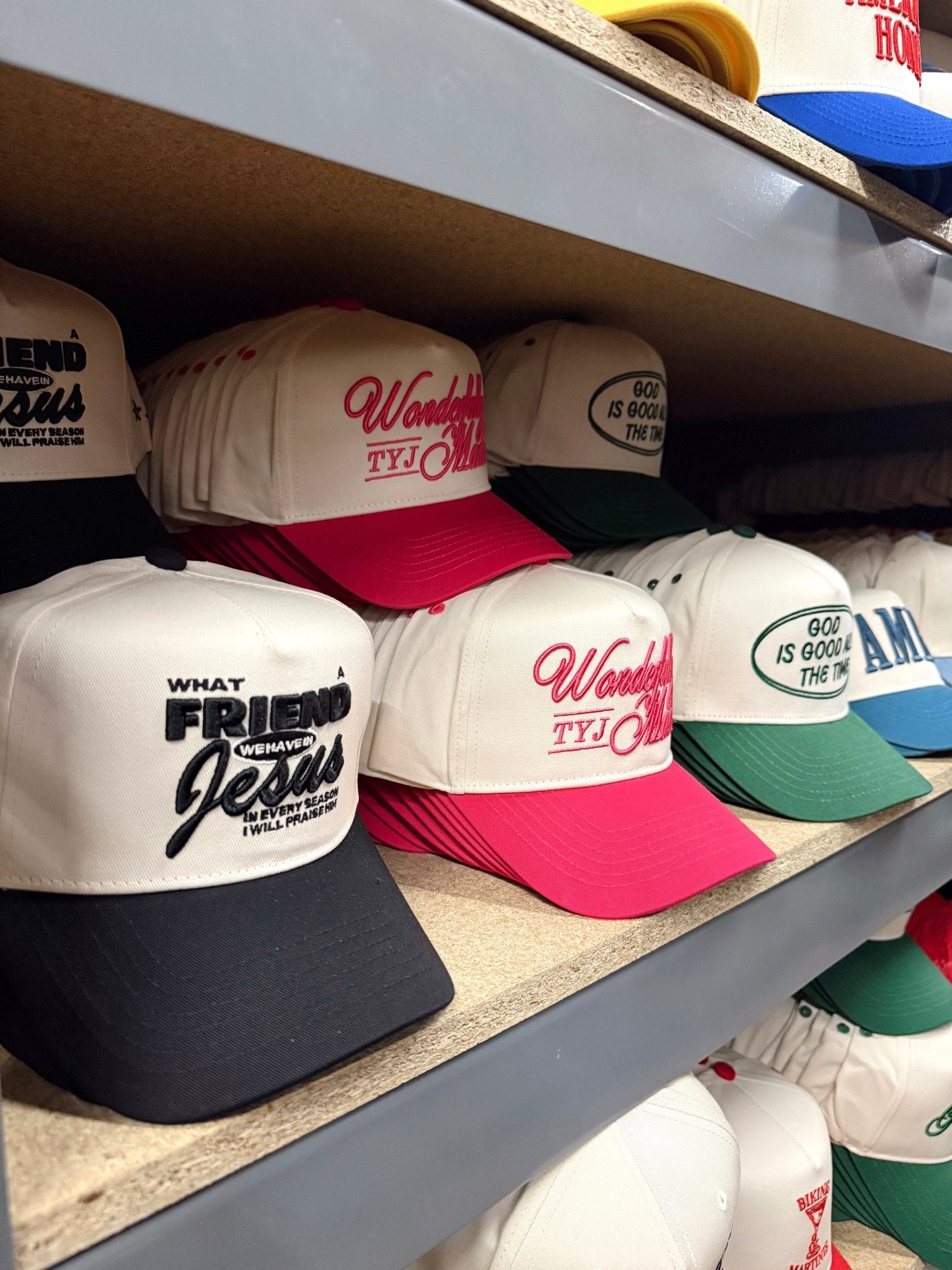 KenzKustomz Make Heaven Crowded - Denim Vintage Trucker Hat - PREORDER