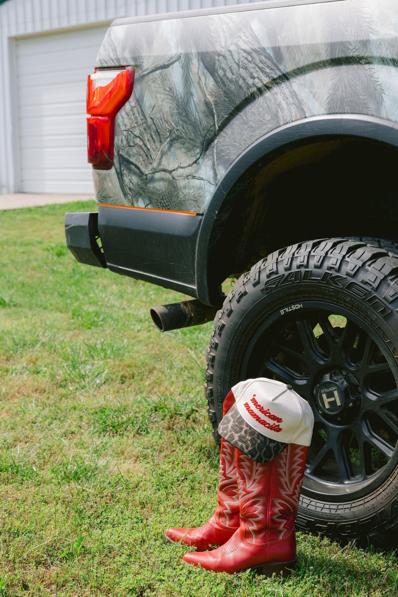 KenzKustomz 'Merican Mamacita - Leopard Vintage Trucker Hat