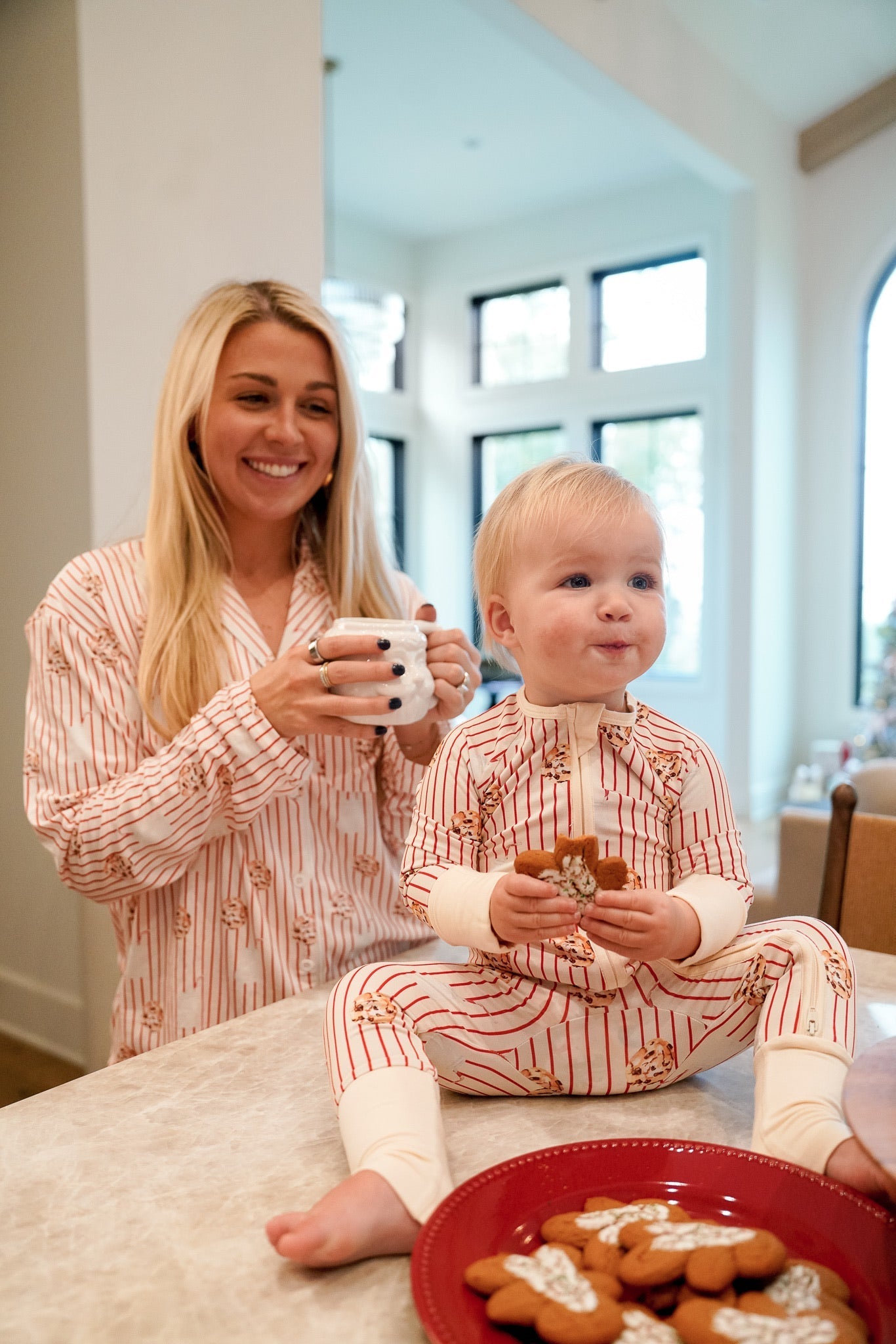 KenzKustomz Milk & Cookies - Long Pajama Set