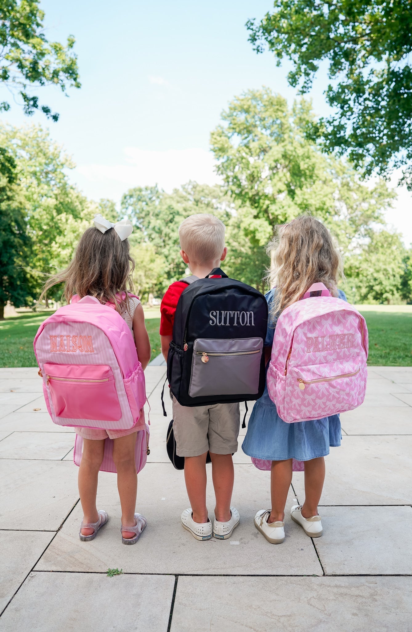 KenzKustomz Pink Stripe Backpack