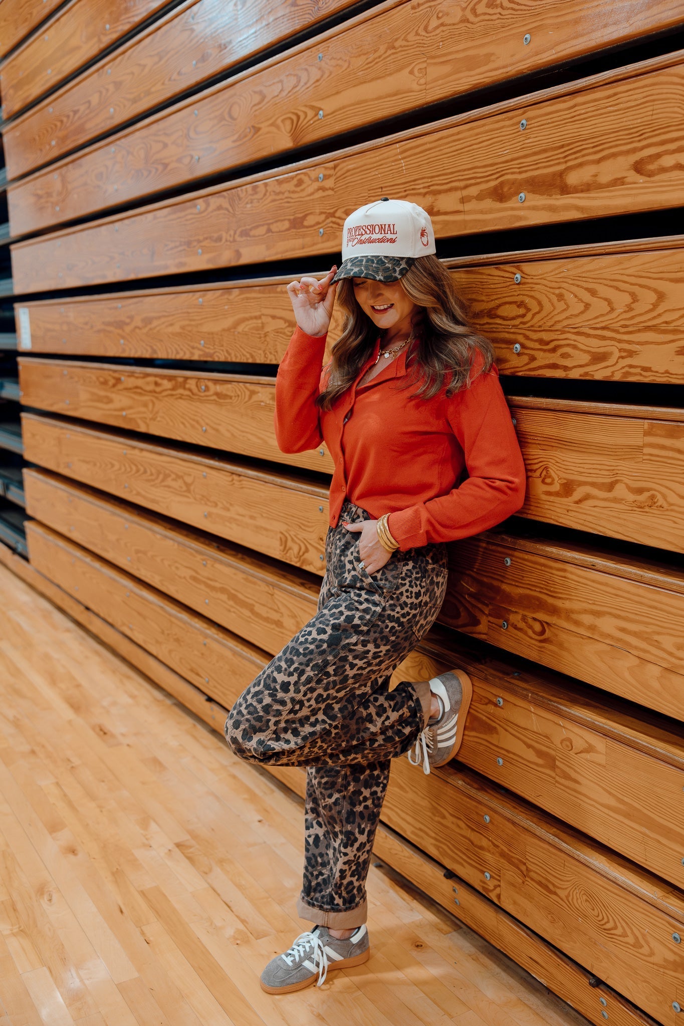 KenzKustomz Professional Repeater of Instructions - Leopard Vintage Hat