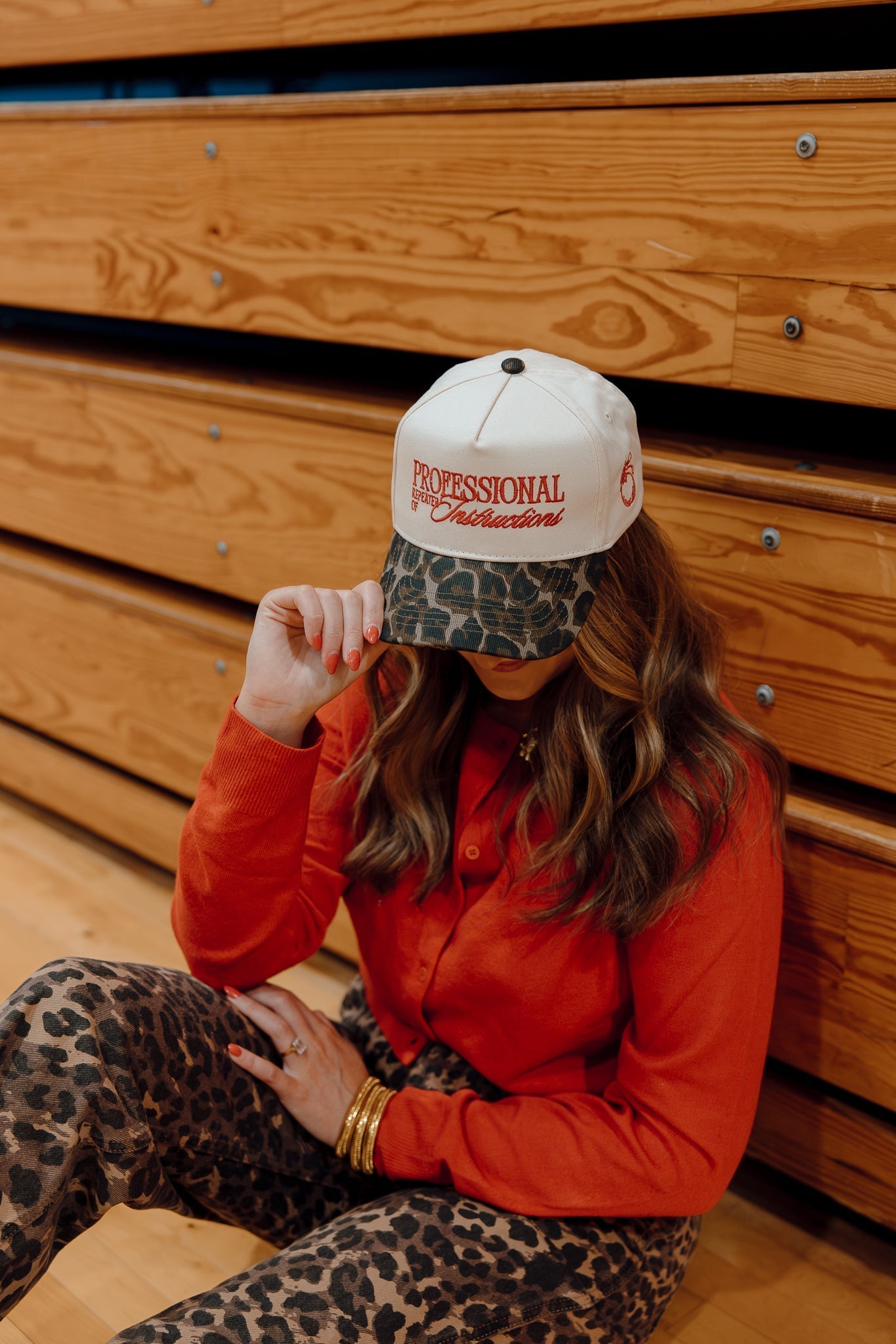 KenzKustomz Professional Repeater of Instructions - Leopard Vintage Hat