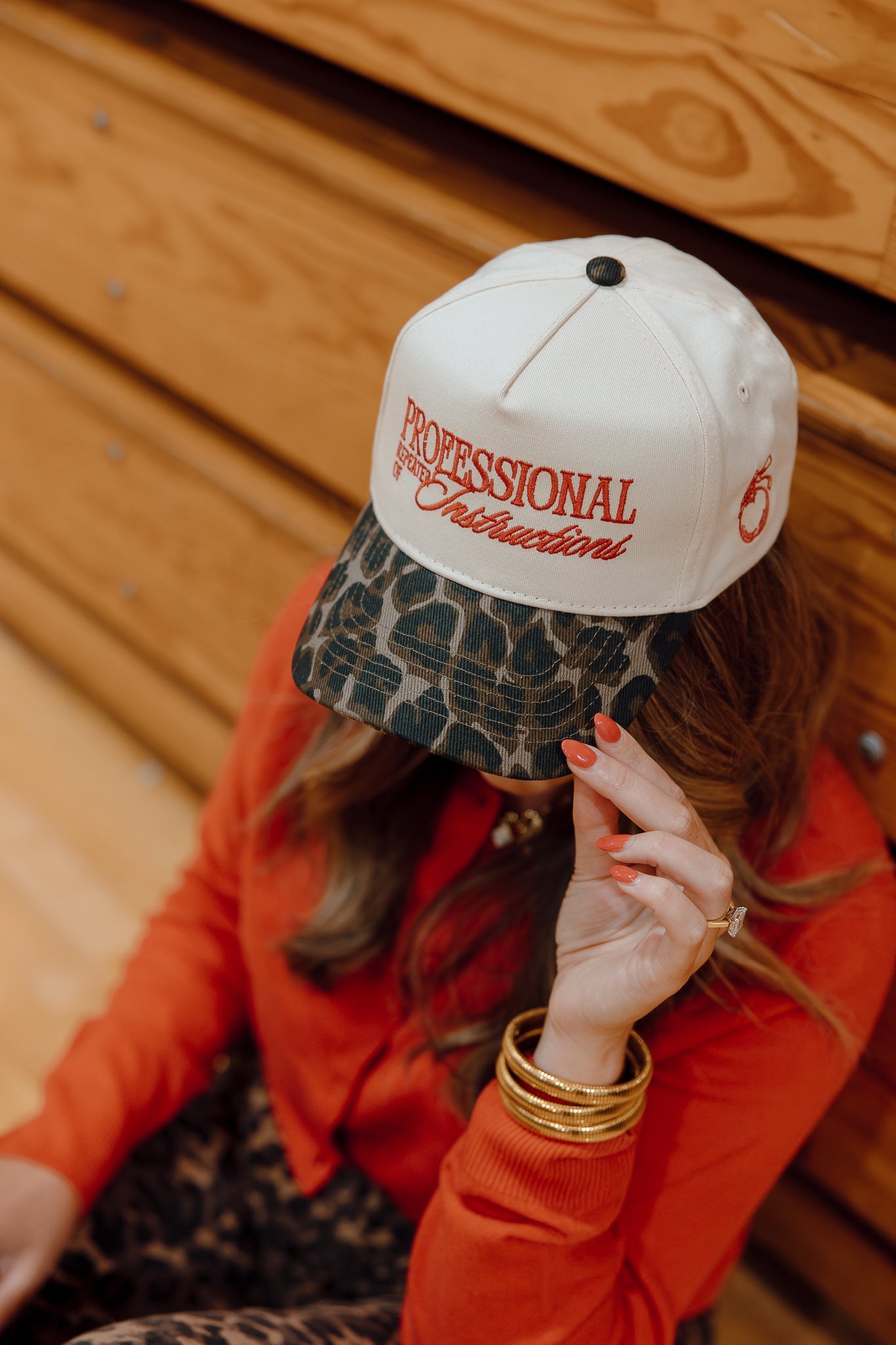 KenzKustomz Professional Repeater of Instructions - Leopard Vintage Hat