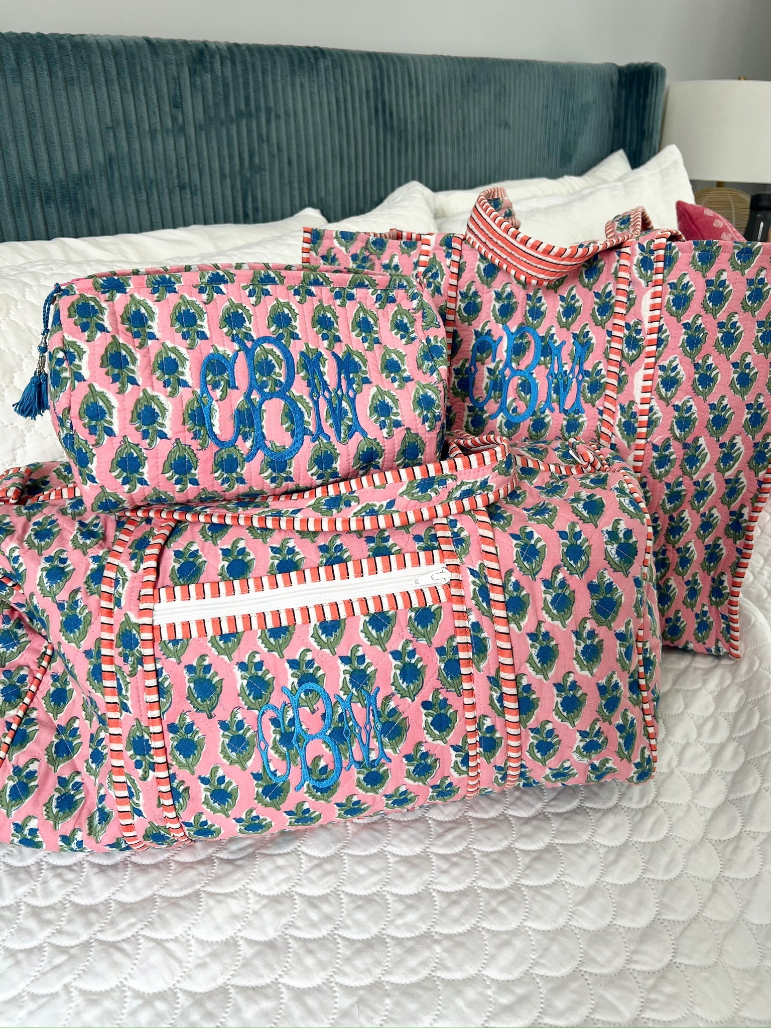 KenzKustomz Quilted Block - Print Duffel Bag