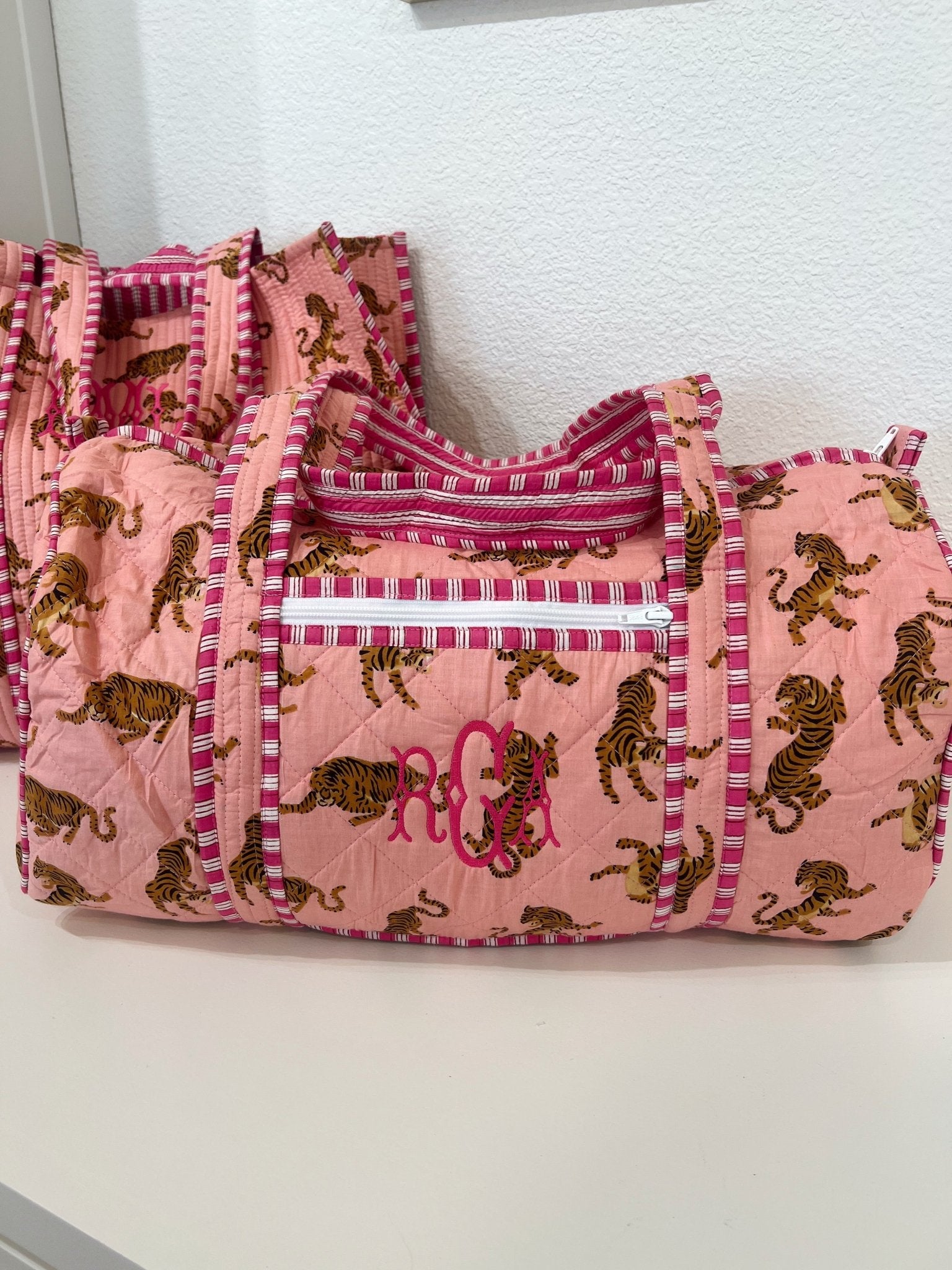 KenzKustomz Quilted Block - Print Duffel Bag