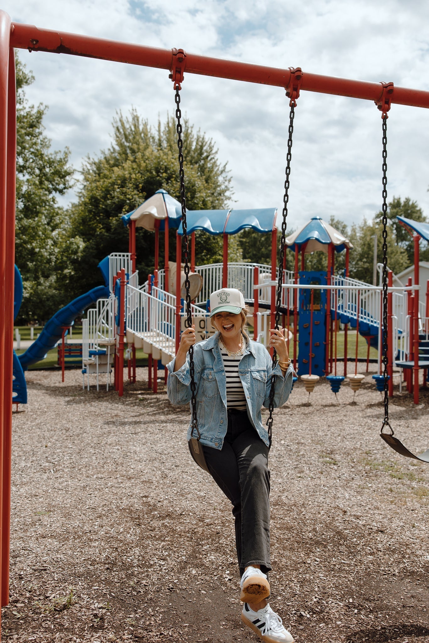 KenzKustomz Recess Social Club - Green Vintage Trucker Hat