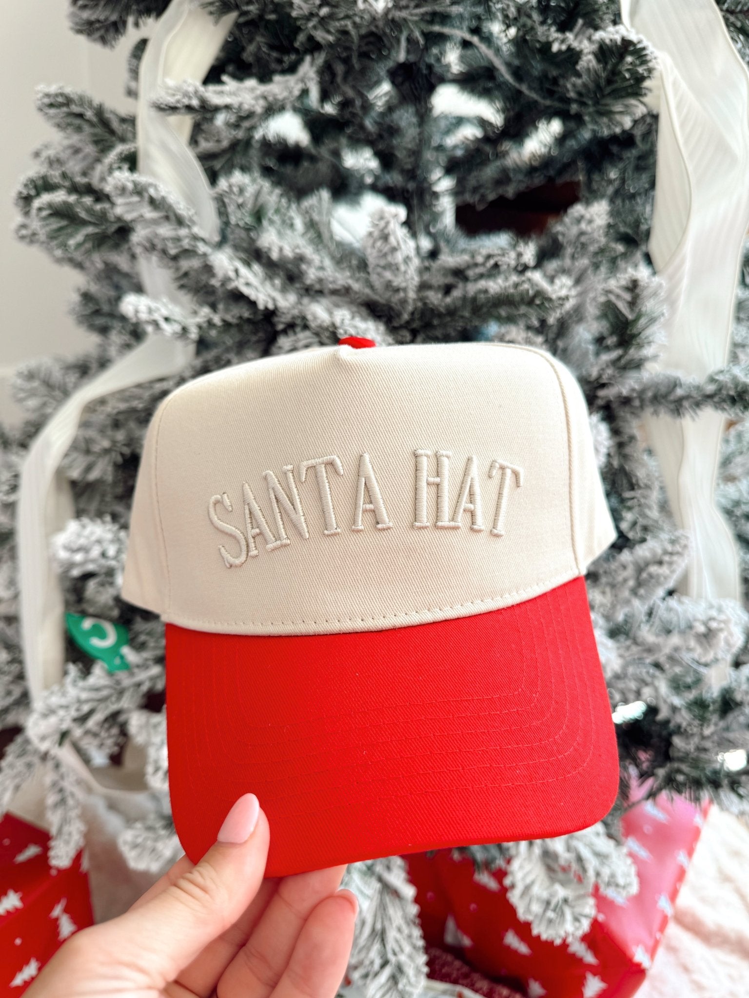KenzKustomz Santa Hat - Red Vintage Trucker Hat
