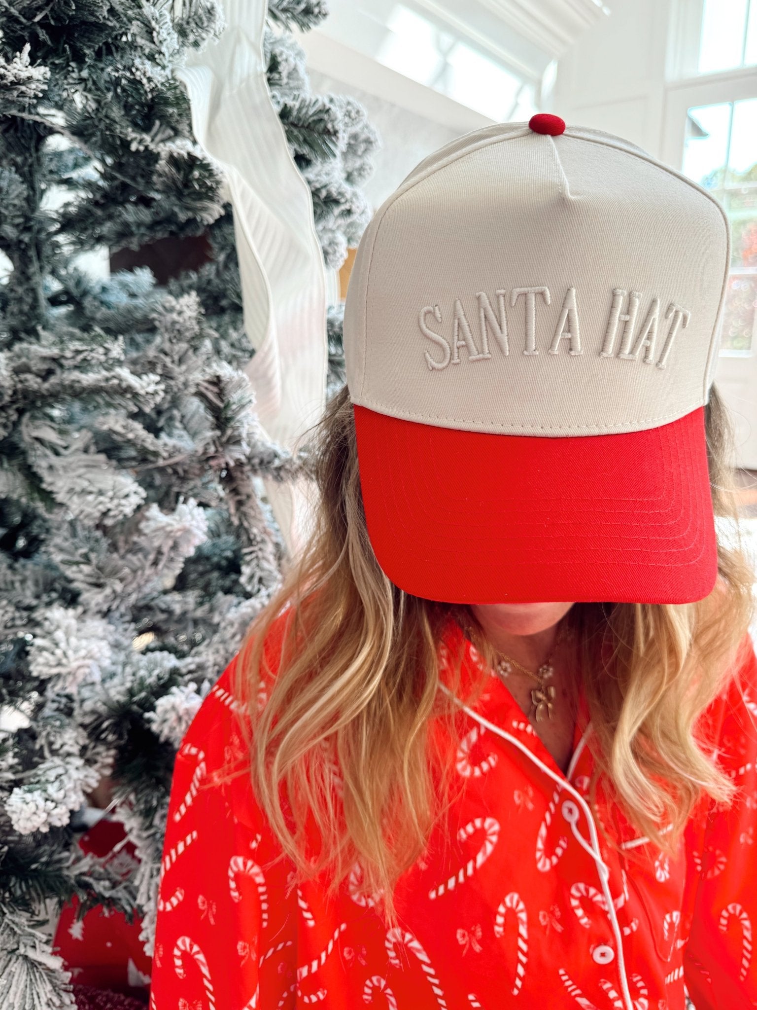 KenzKustomz Santa Hat - Red Vintage Trucker Hat