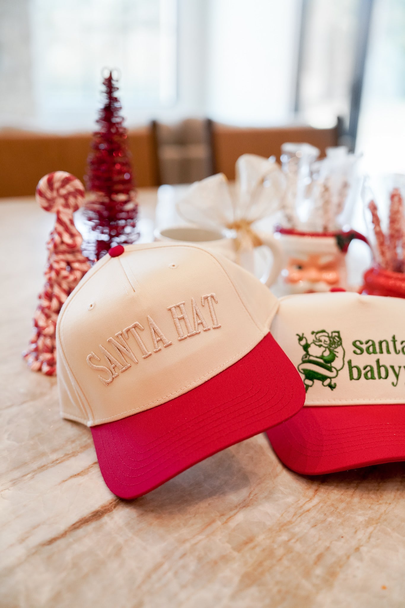 KenzKustomz Santa Hat - Red Vintage Trucker Hat