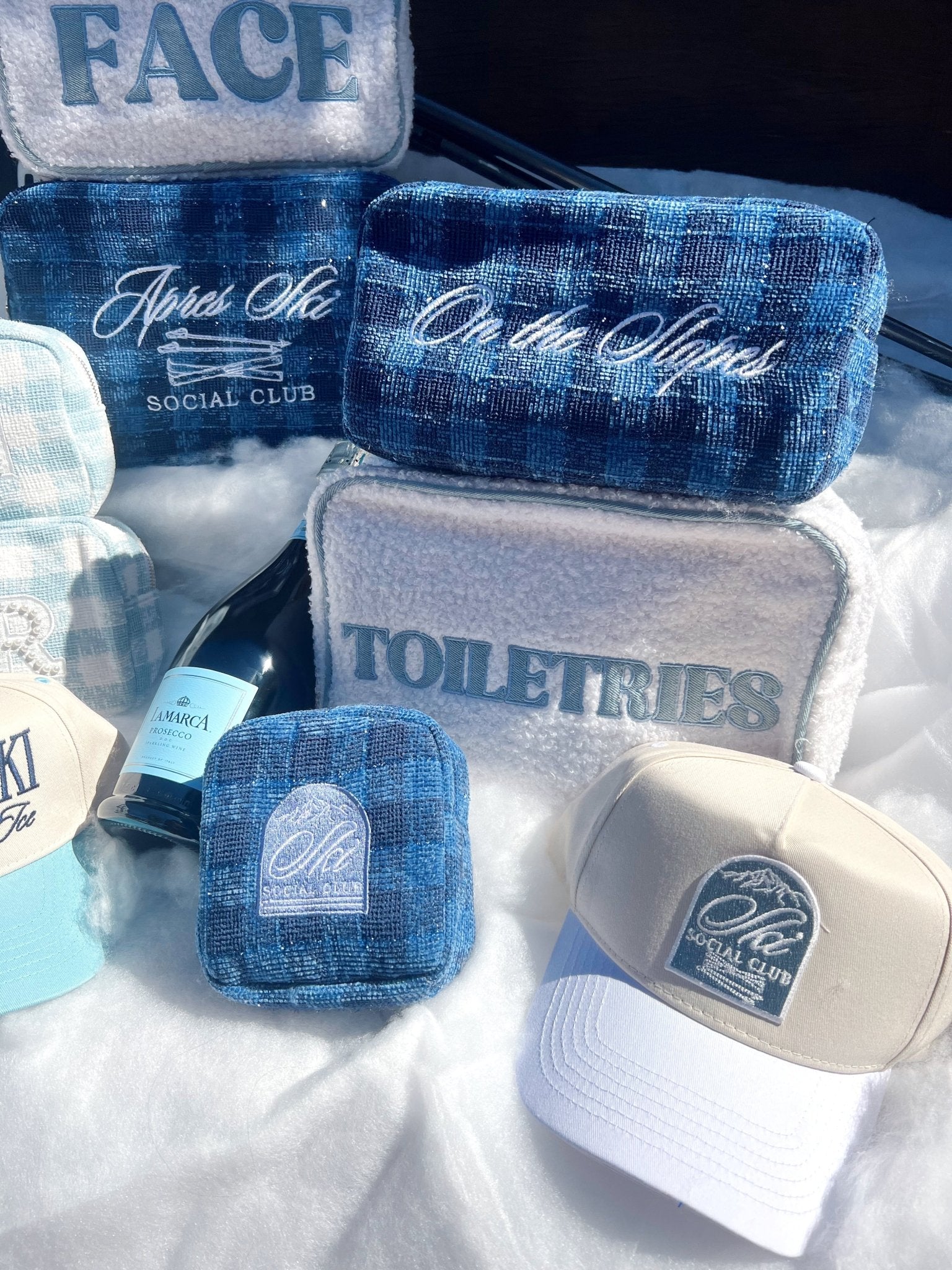 KenzKustomz Ski Club - White Vintage Trucker Hat