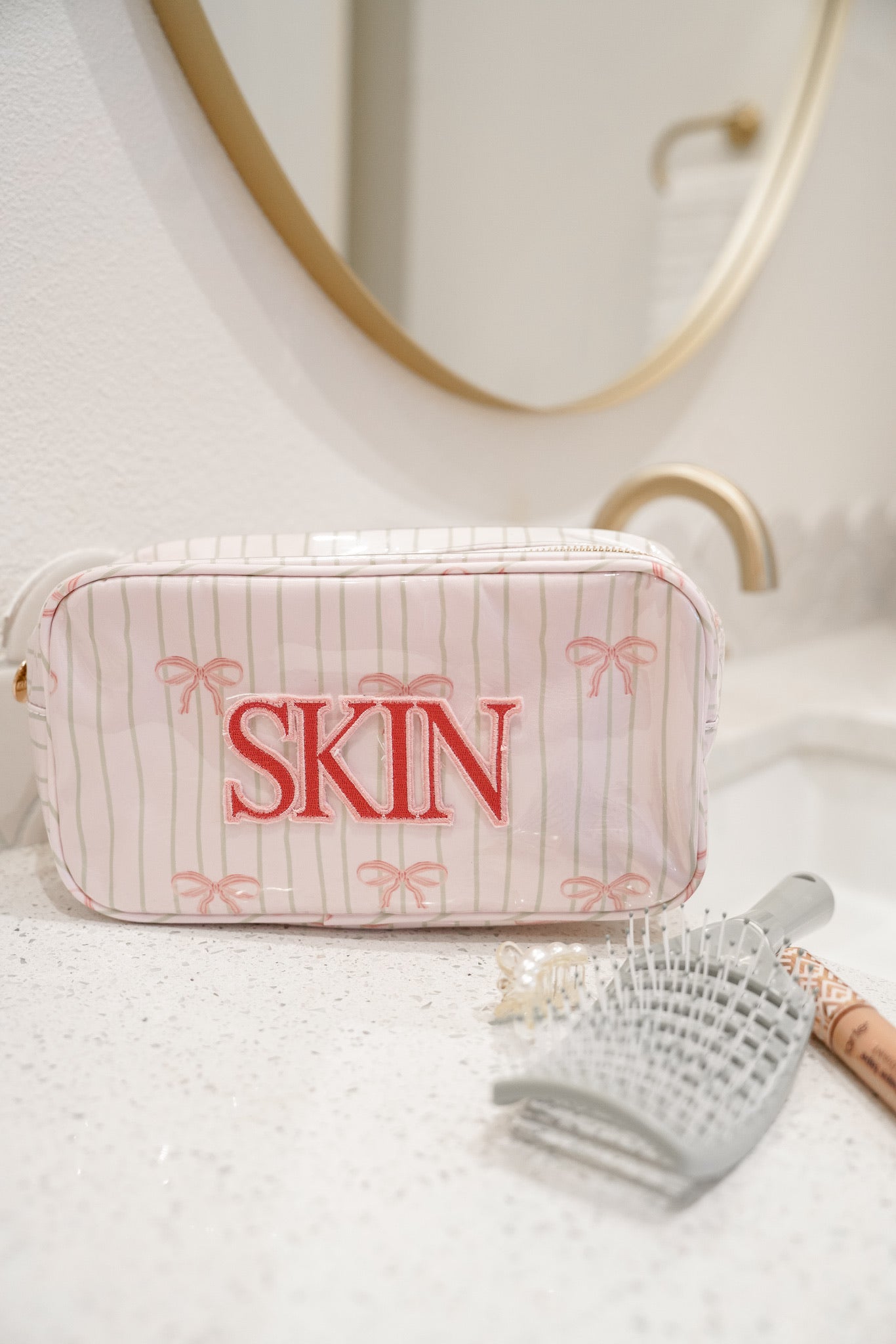 KenzKustomz Skin - Pink Ribbons Clear Coat Large Bag