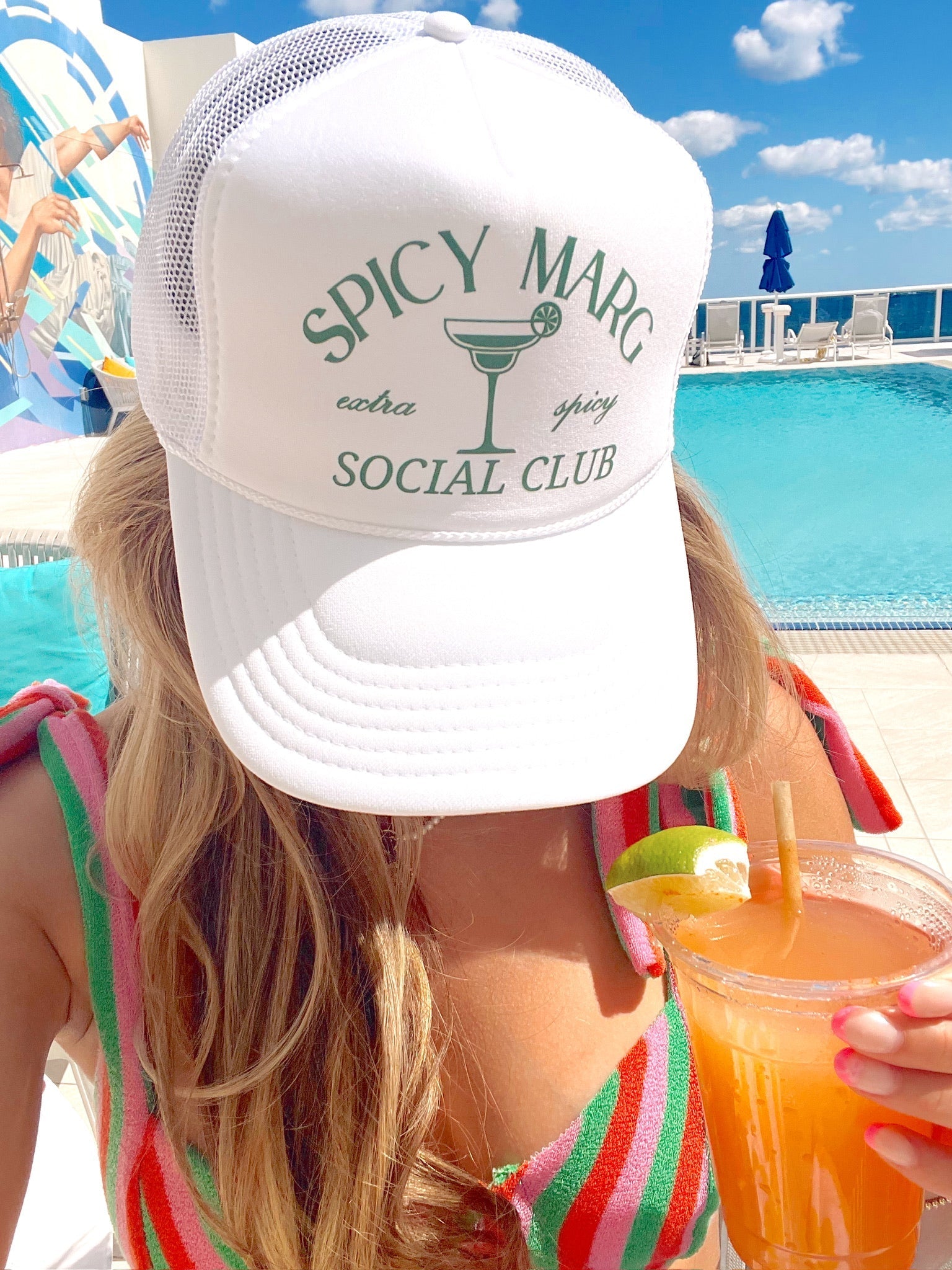 KenzKustomz Spicy Marg Social Club Trucker Hat