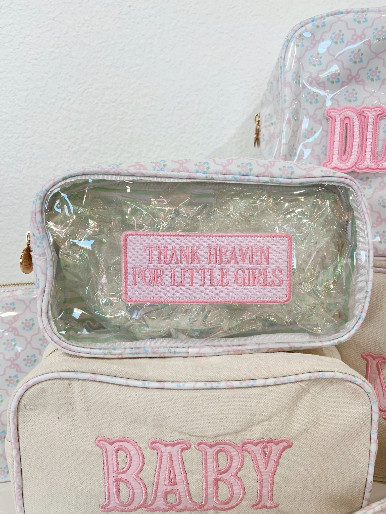 KenzKustomz Thank Heaven - Medium Clear Bag