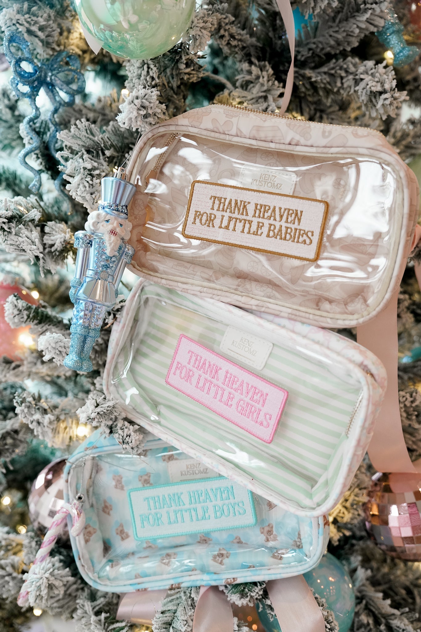 KenzKustomz Thank Heaven - Medium Clear Bag