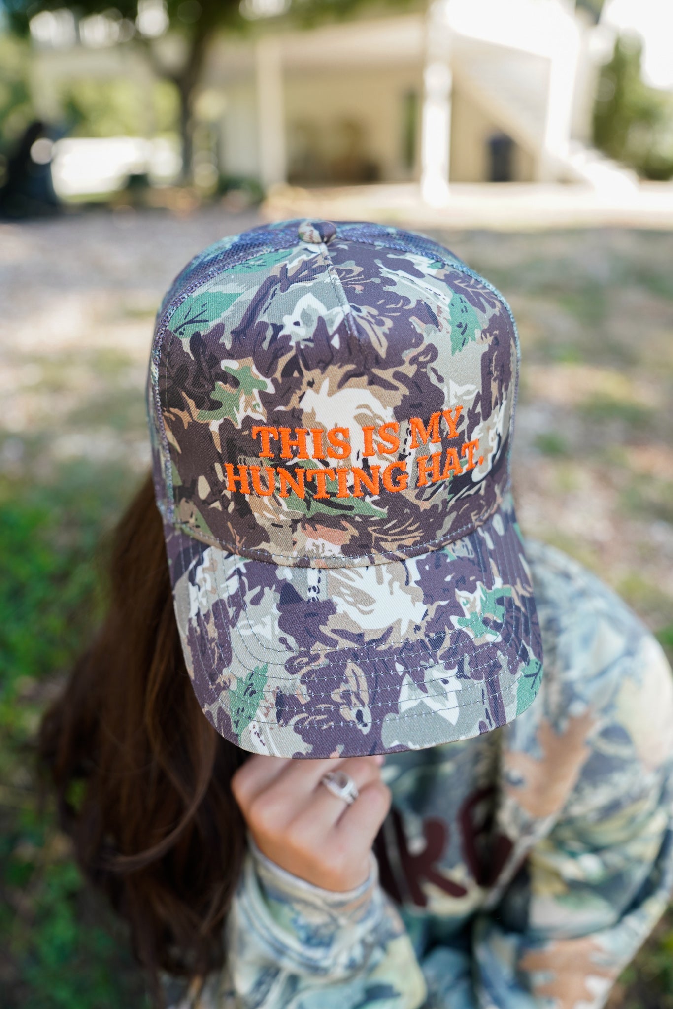 KenzKustomz This is my Hunting Hat. - Camo Trucker Hat