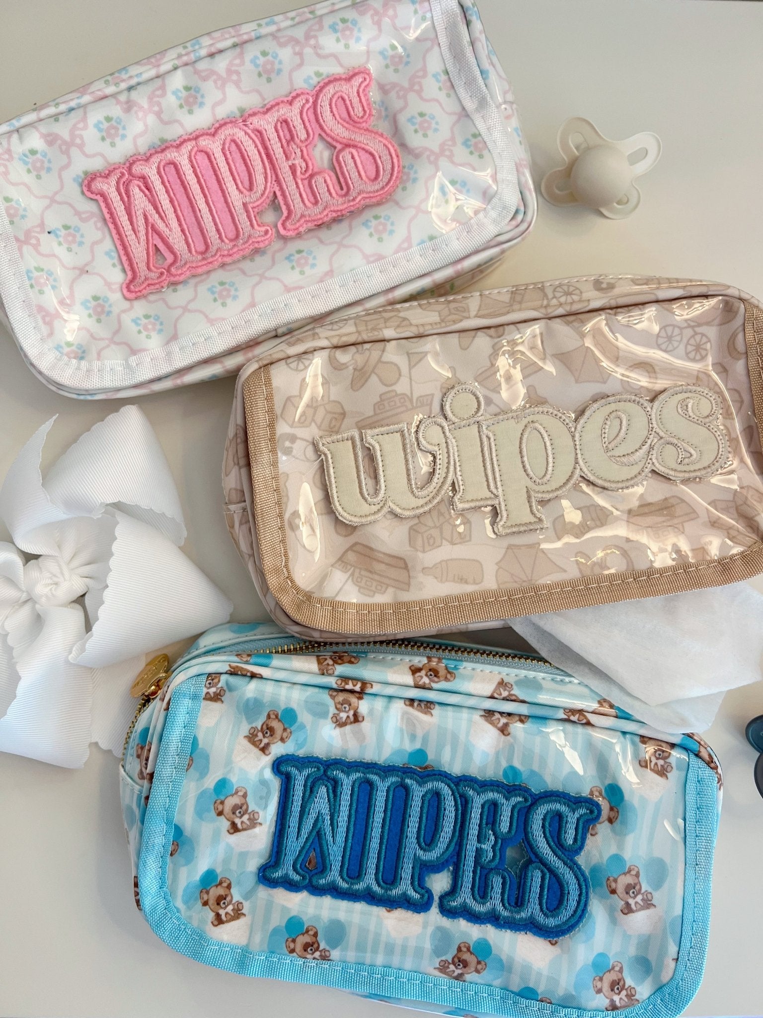 KenzKustomz Wipes Pouch - Clear Coat Bag