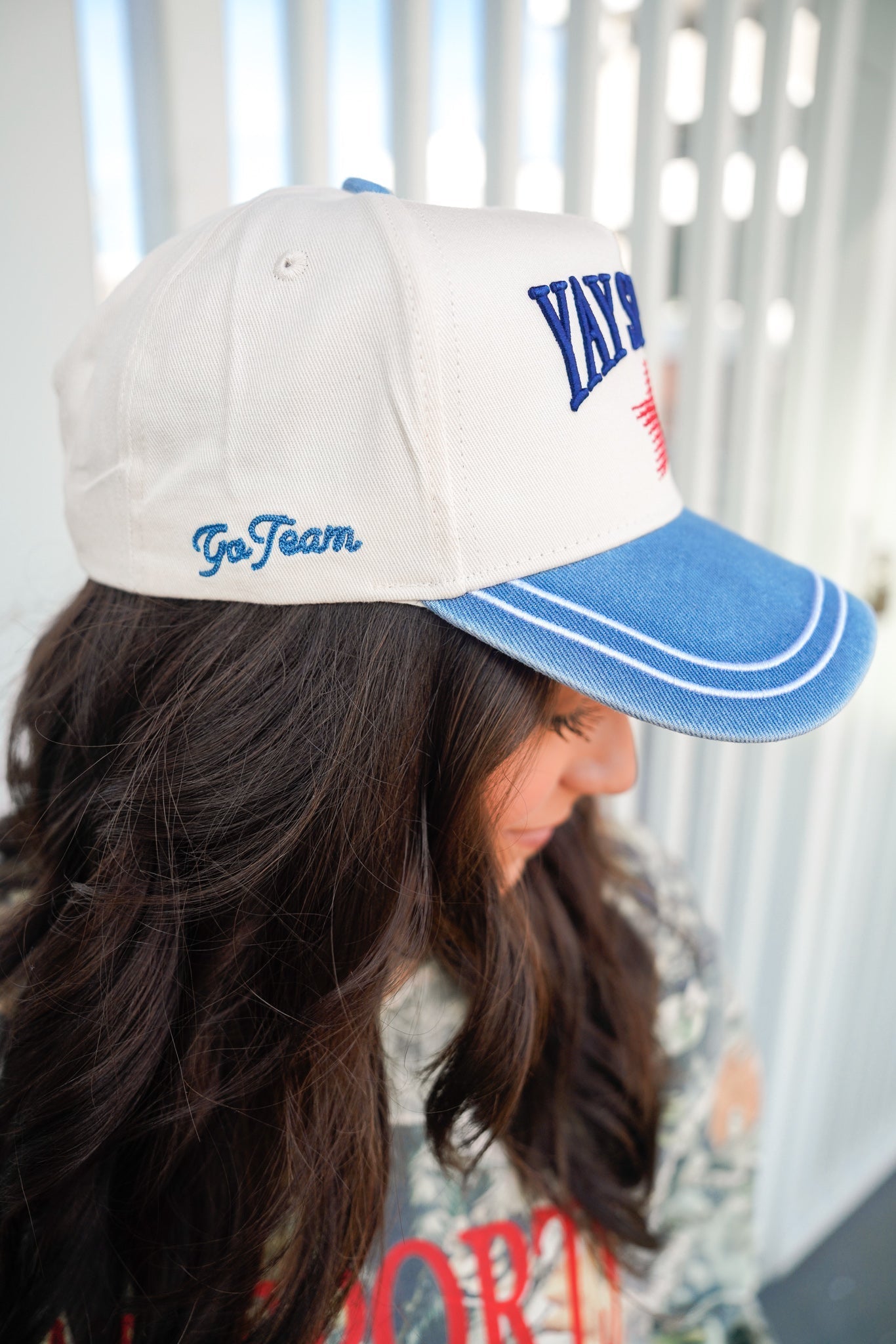 KenzKustomz Yay Sports! - Denim Vintage Trucker Hat