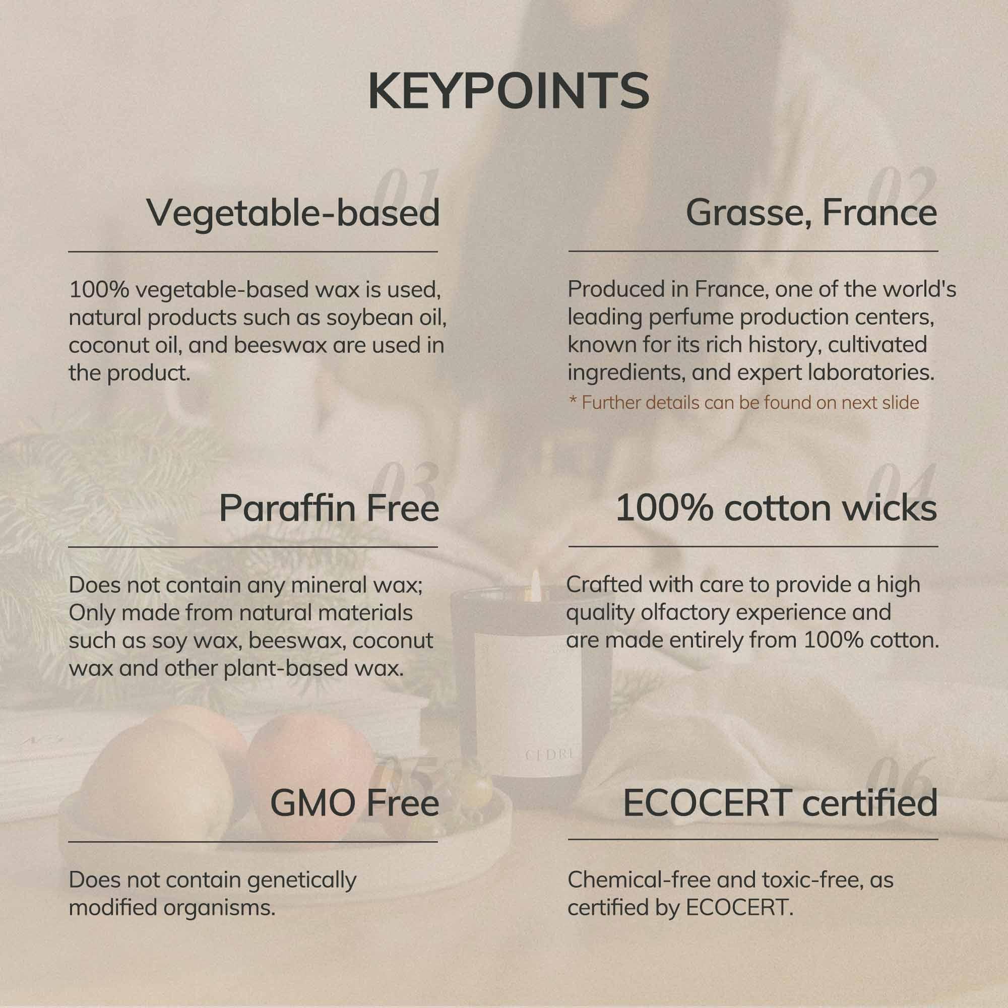 CEDAR AND MYRRH Bougie Parfumée Cèdre