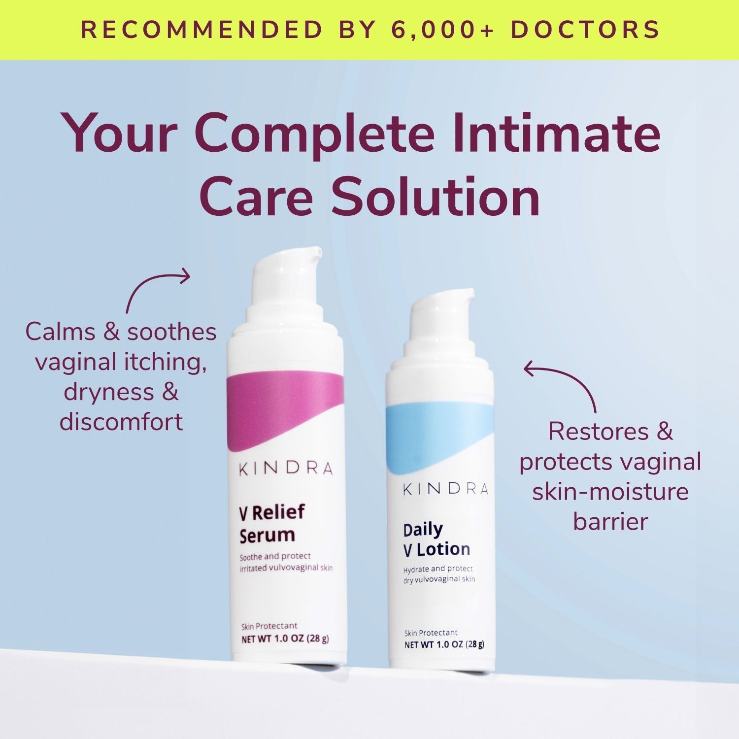 Kindra V Hydration & Relief Duo