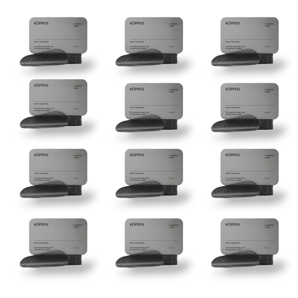 KÖPPEN Myofunctional Mouth Tape | Reduces Dry Mouth & Nasal Breathing