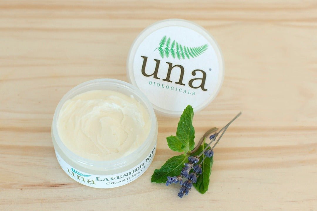 Una Biologicals® Lavender Mint Body Butter | Natural Body Lotion | Una Biologicals