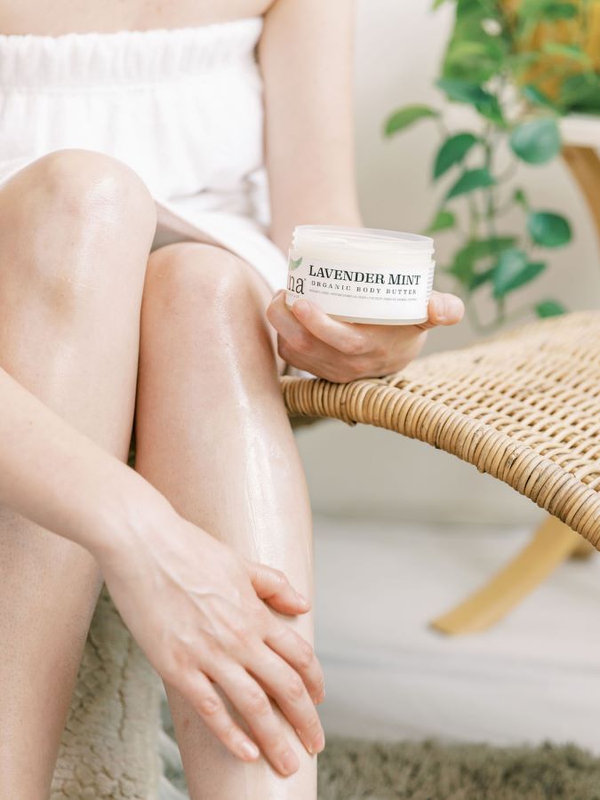 Una Biologicals® Lavender Mint Body Butter | Natural Body Lotion | Una Biologicals
