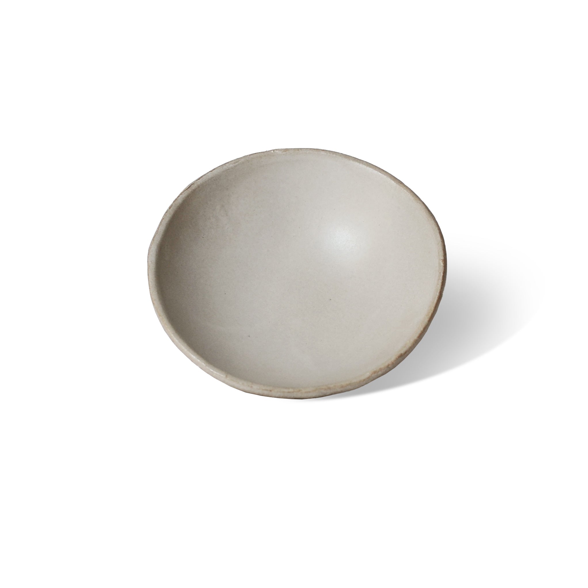 CEDAR AND MYRRH Light Grey Ceramic Incense Bowl