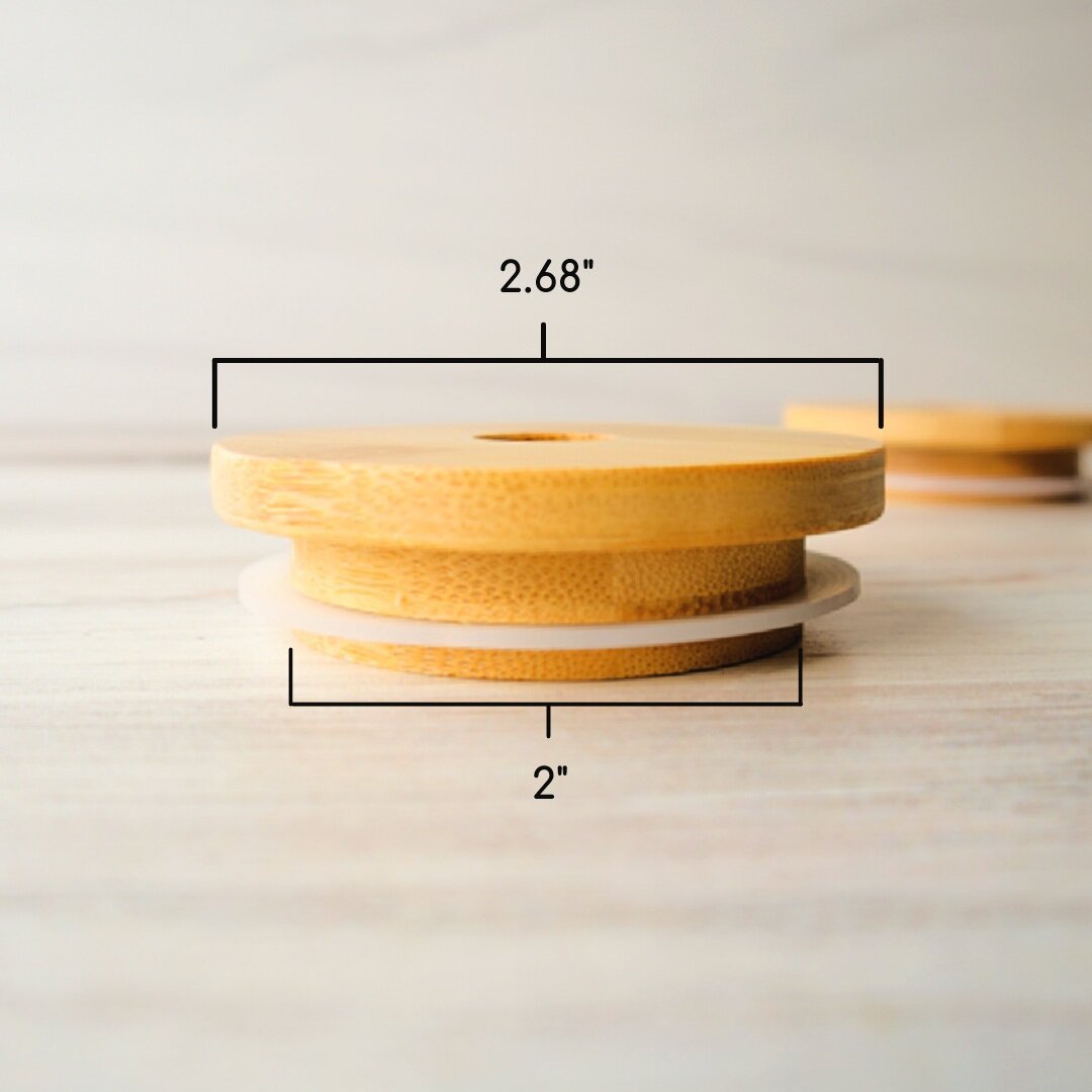 Love of Earth Co. Bamboo Lid w/ Straw Hole