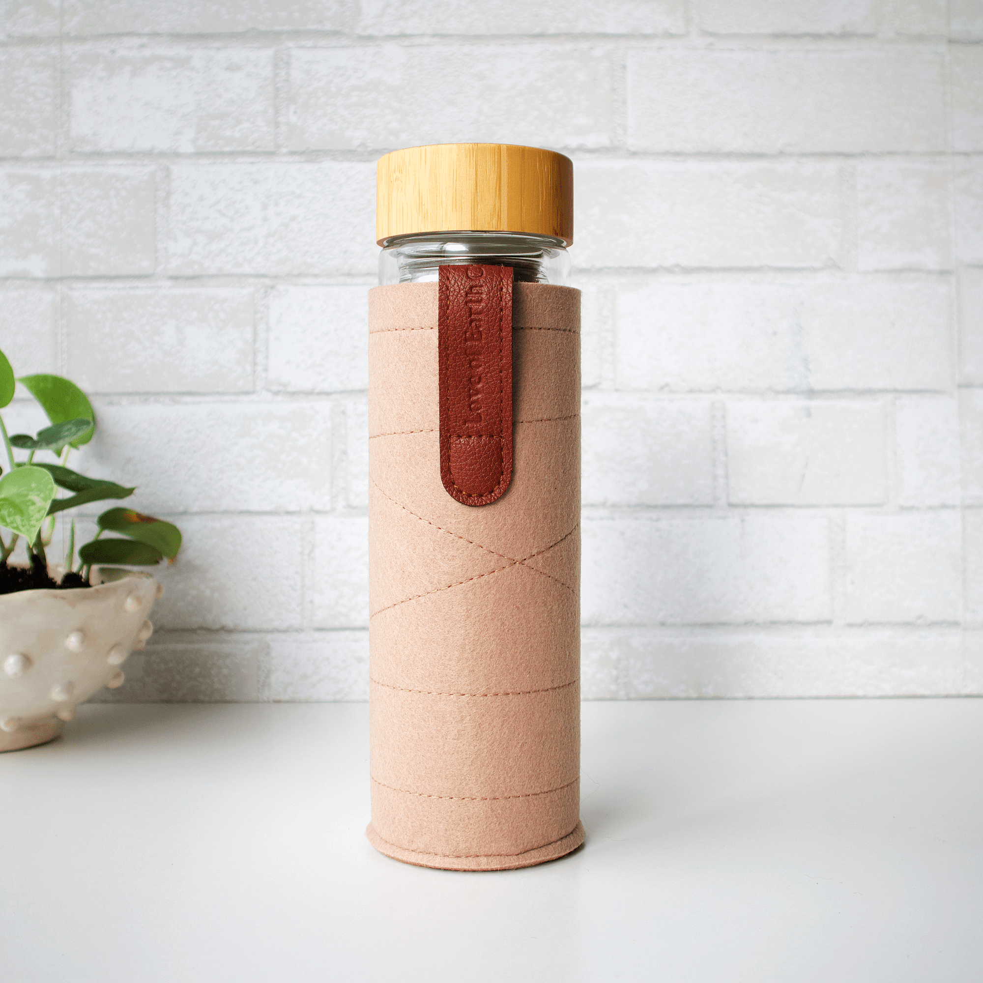 Love of Earth Co. Glass Tea + Coffee Infuser Bottle