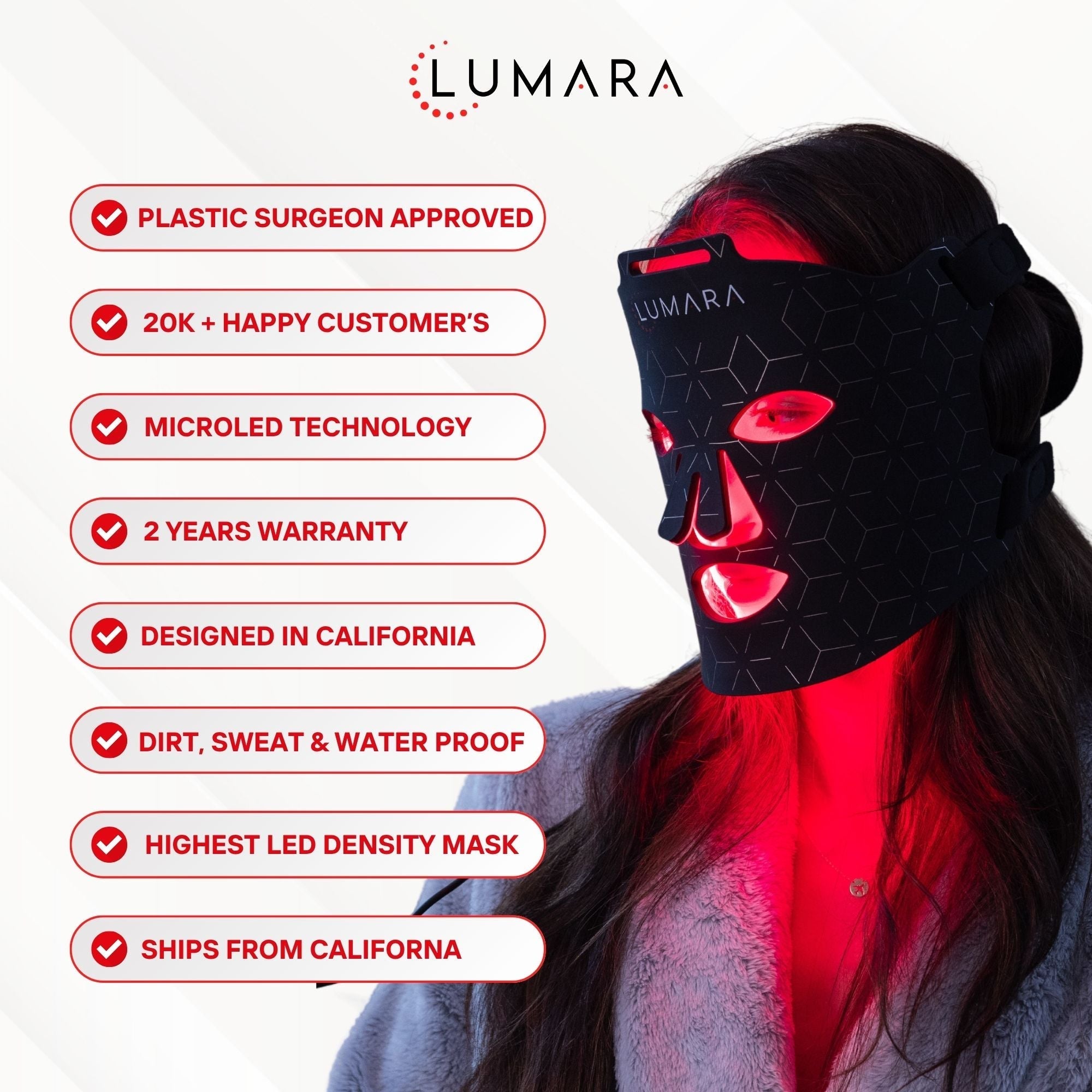 Lumara VISO - Anti - Aging Red Light Mask