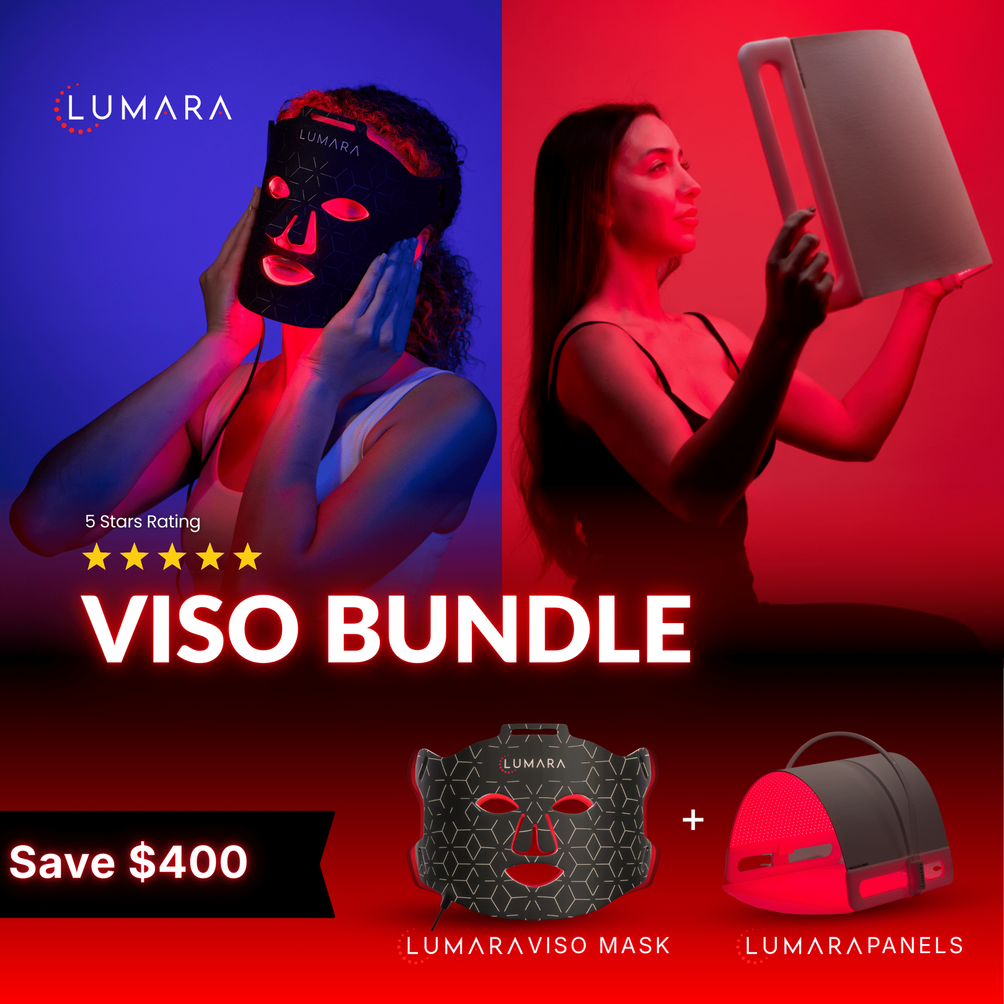 Lumara VISO - Anti - Aging Red Light Mask