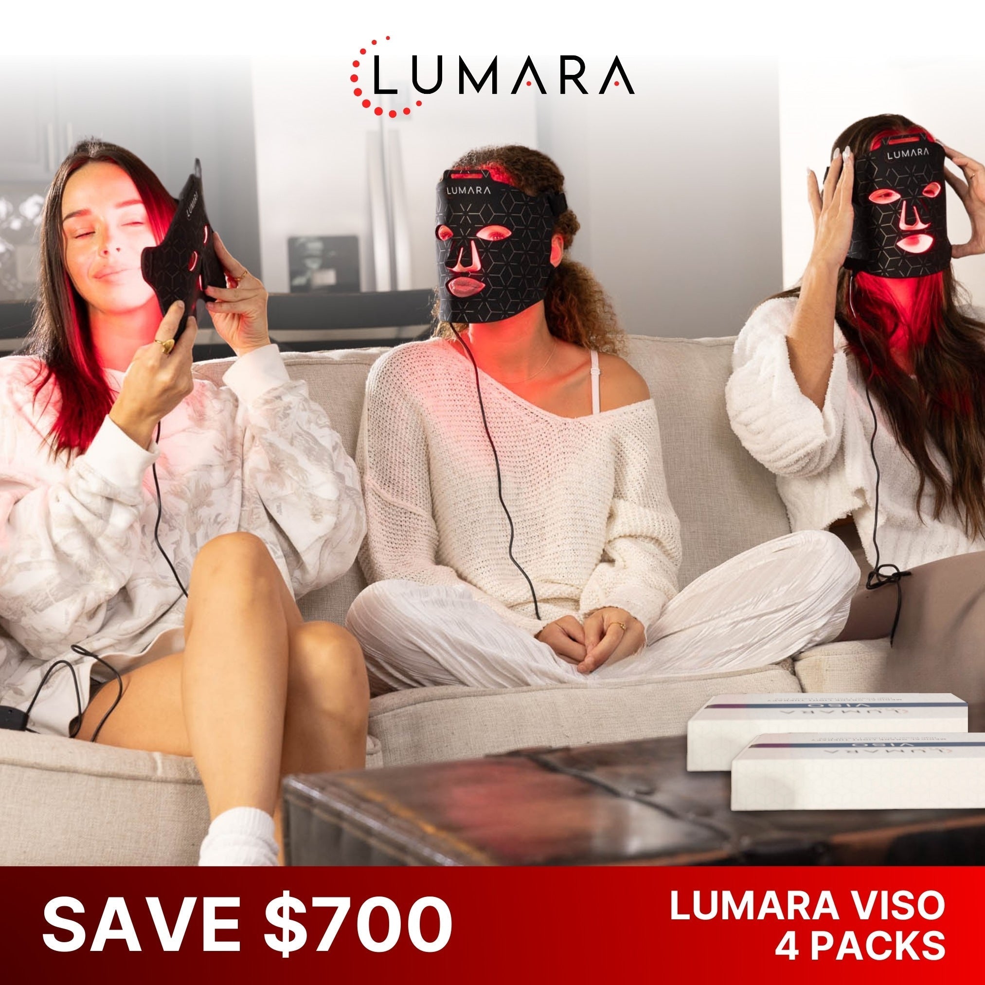 Lumara VISO - FDA Certified Red Light Therapy Mask