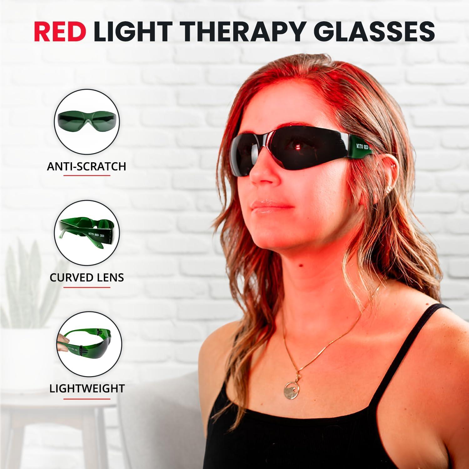 Mito Red Light Mito Red Light | Red Light Therapy Glasses IR5 (Extra Dark)