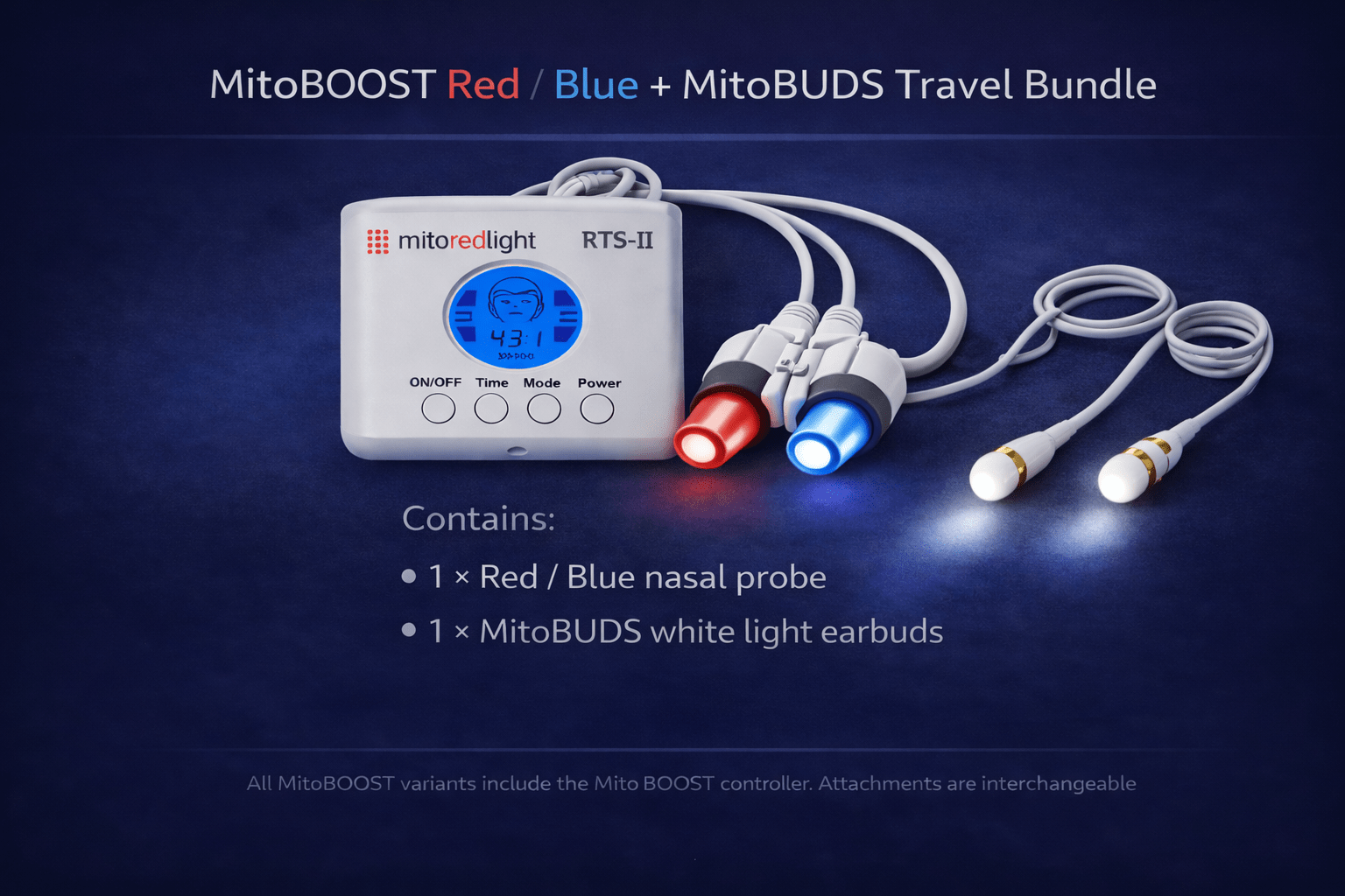 Mito Red Light MitoBOOST™ - Intranasal Device System | Sinus Health, Immune Support, Brain Health