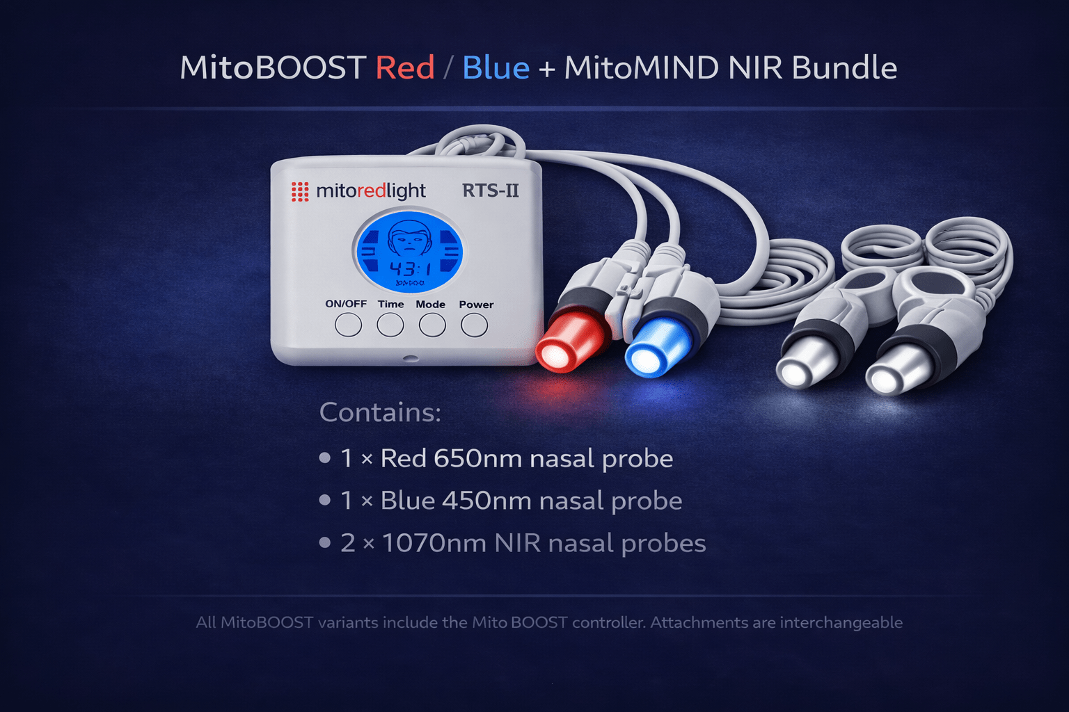 Mito Red Light MitoBOOST™ - Intranasal Device System | Sinus Health, Immune Support, Brain Health