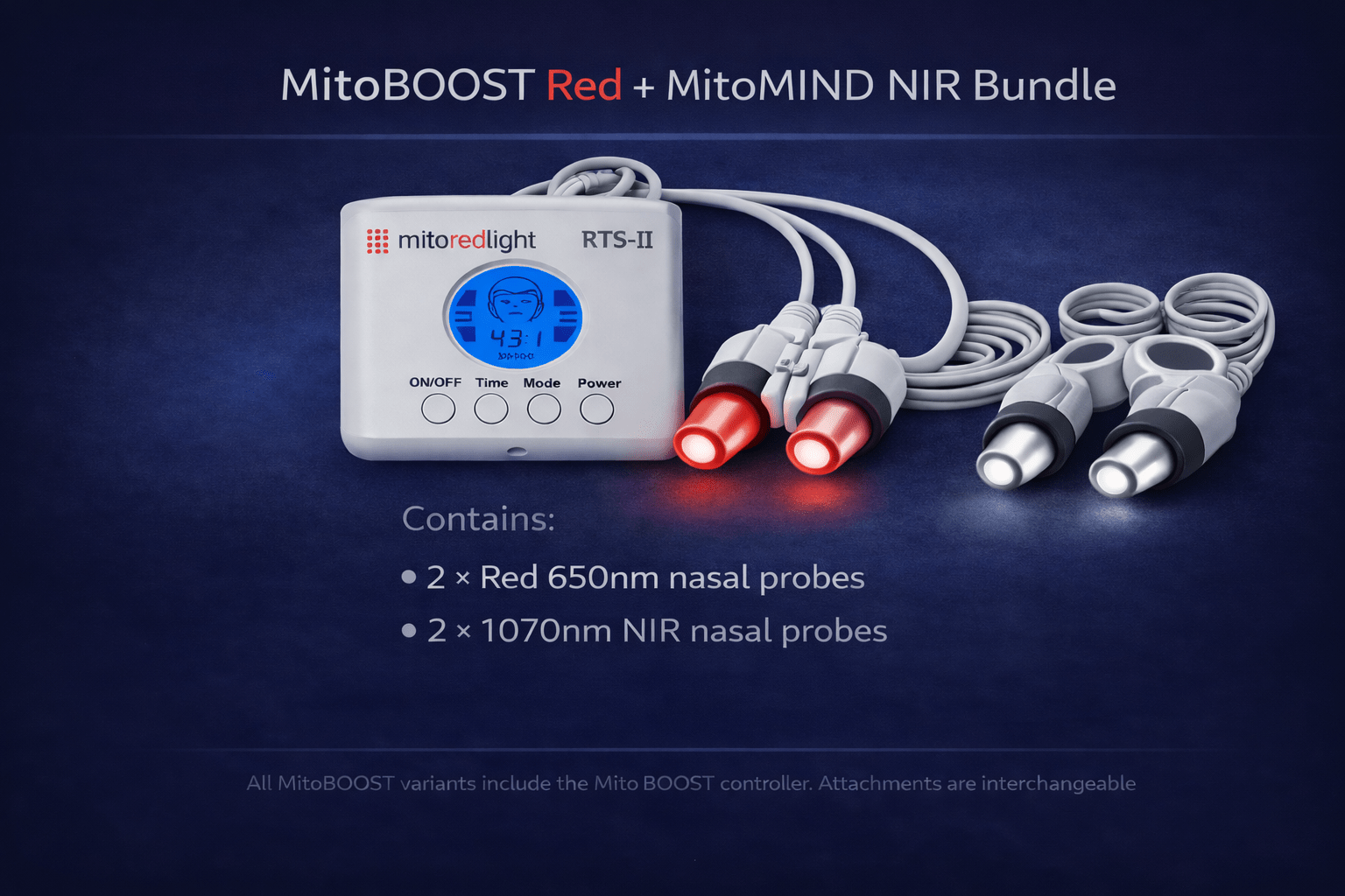 Mito Red Light MitoBOOST™ - Intranasal Device System | Sinus Health, Immune Support, Brain Health