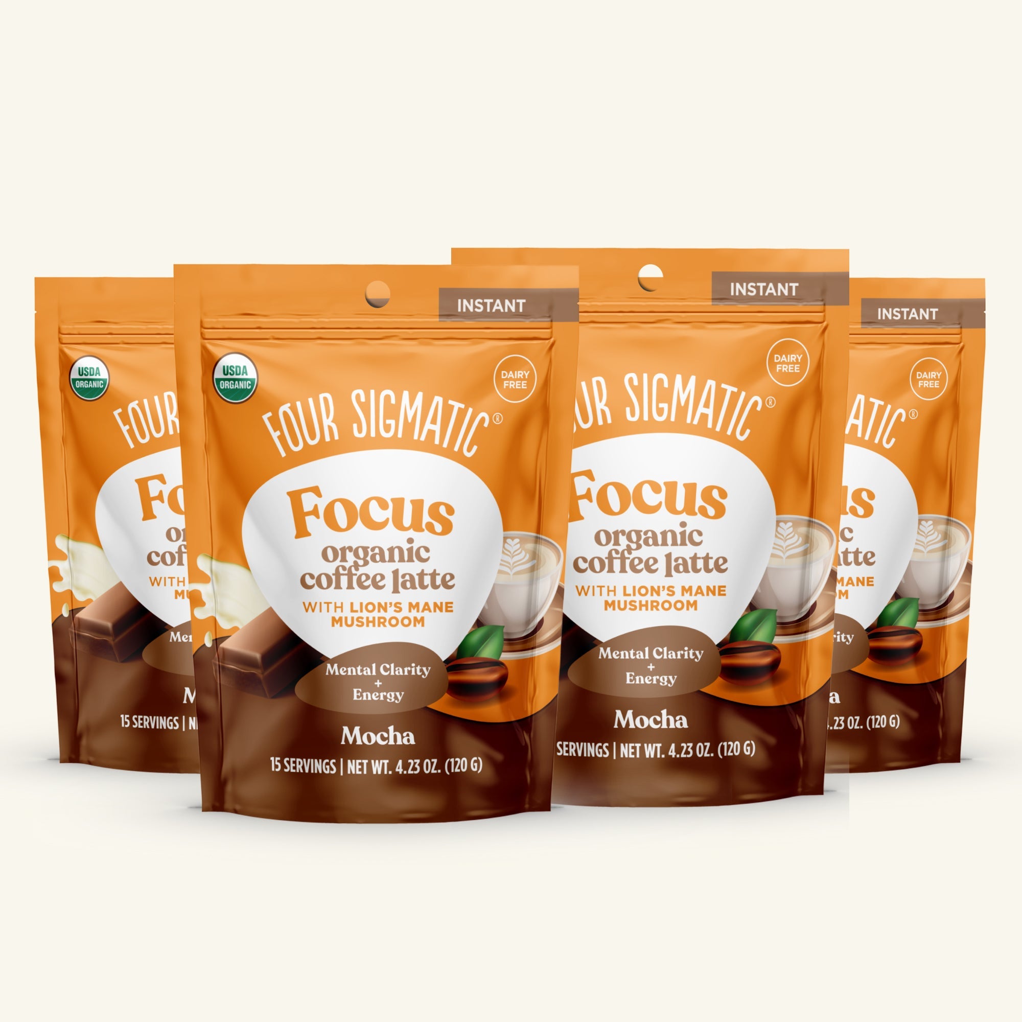 Focus Organic Coffee Latte - Mocha